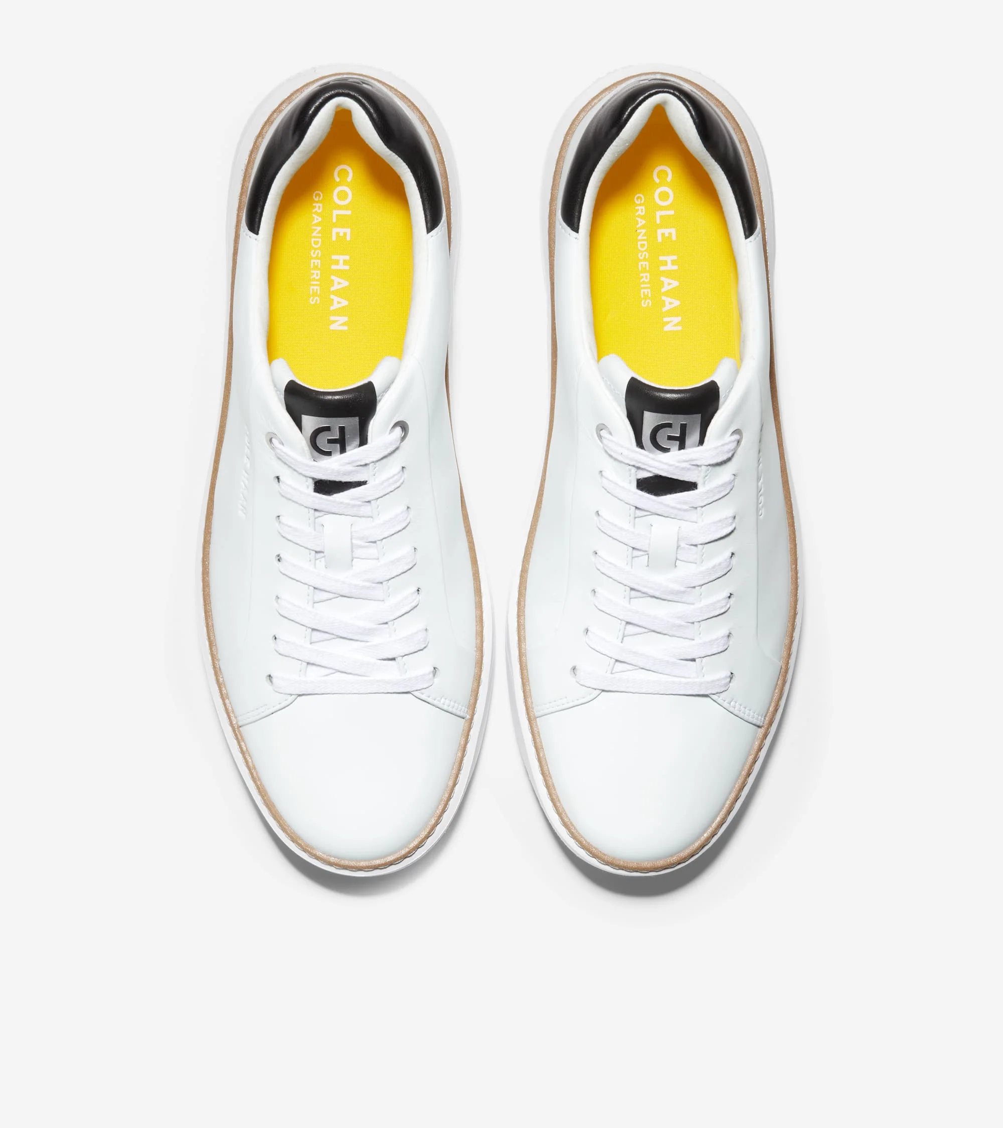 MEN'S COLE HAAN GRANDPRØ TOPSPIN SNEAKER | OPTIC WHITE / BLACK - Image 4