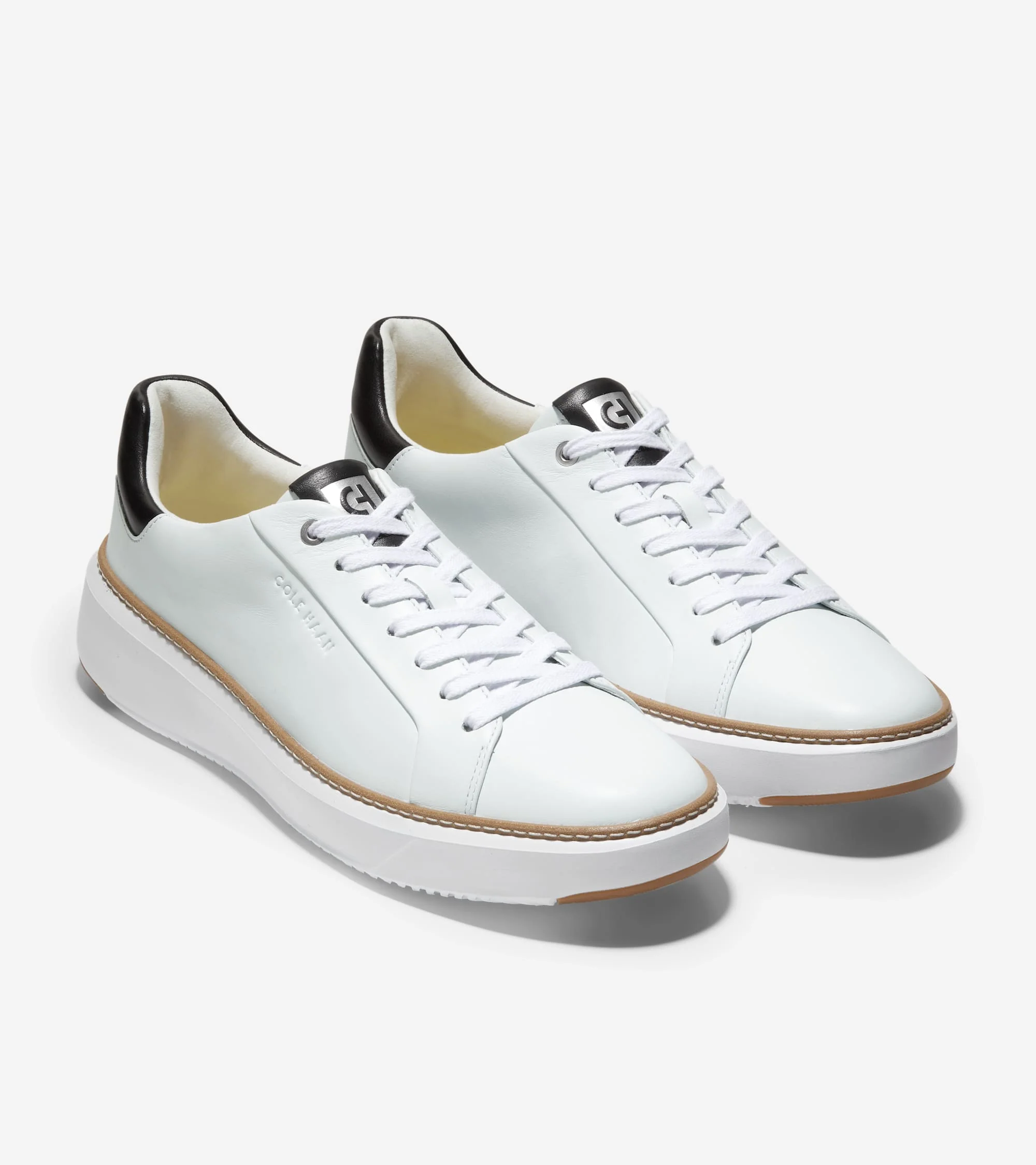 MEN'S COLE HAAN GRANDPRØ TOPSPIN SNEAKER | OPTIC WHITE / BLACK - Image 5