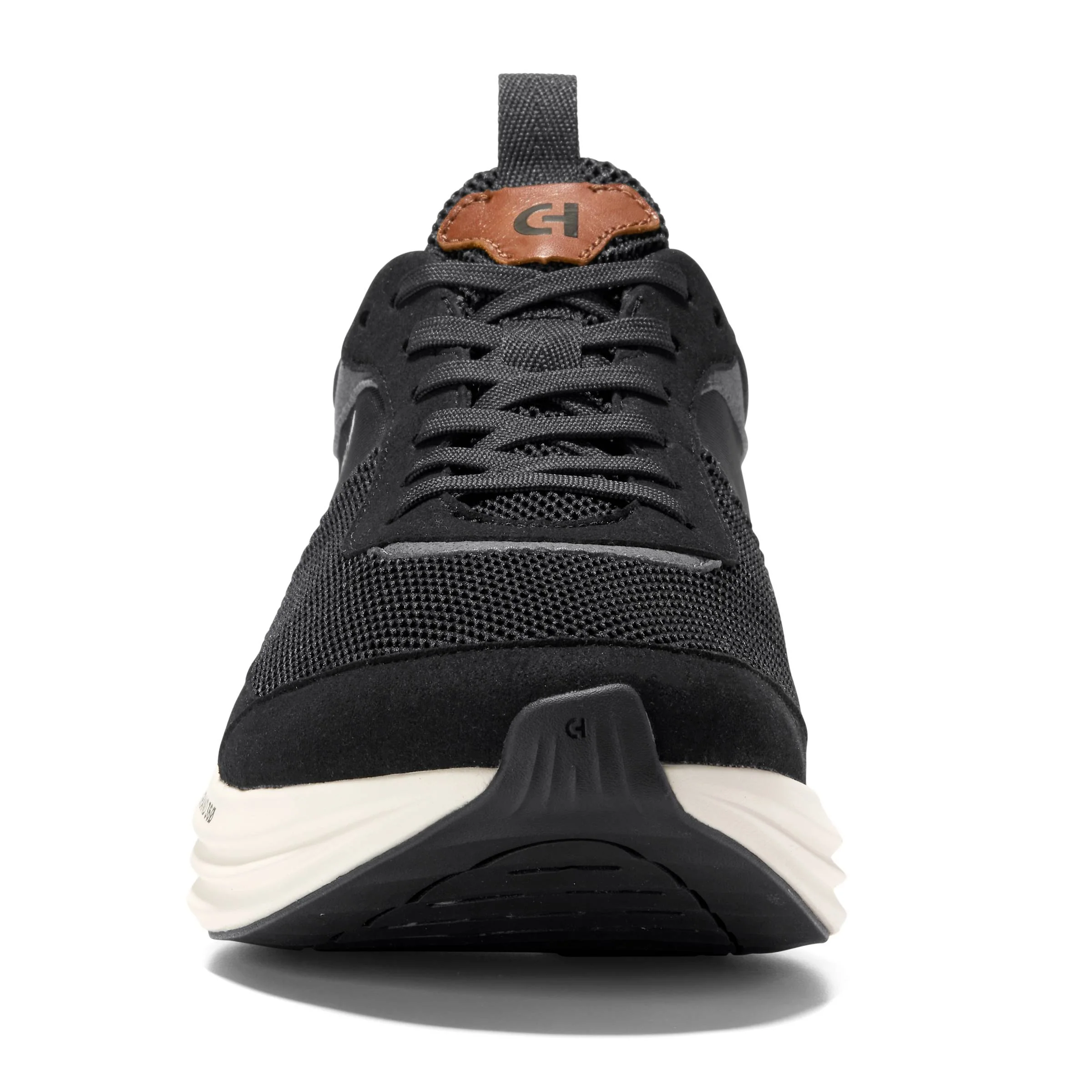MEN'S COLE HAAN ORIGINALGRAND QUADSTREAK RUNNING SNEAKER | BLACK / BRITISH TAN / IVORY - Image 2