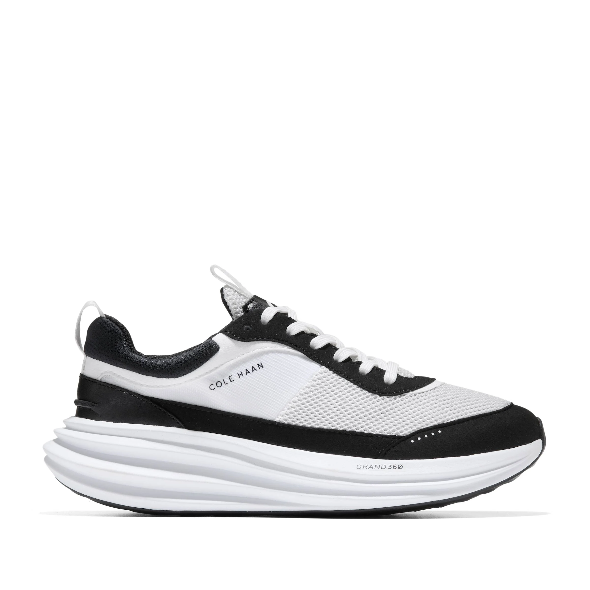 MEN'S COLE HAAN ORIGINALGRAND QUADSTREAK RUNNING SNEAKER | OPTIC WHITE / BLACK