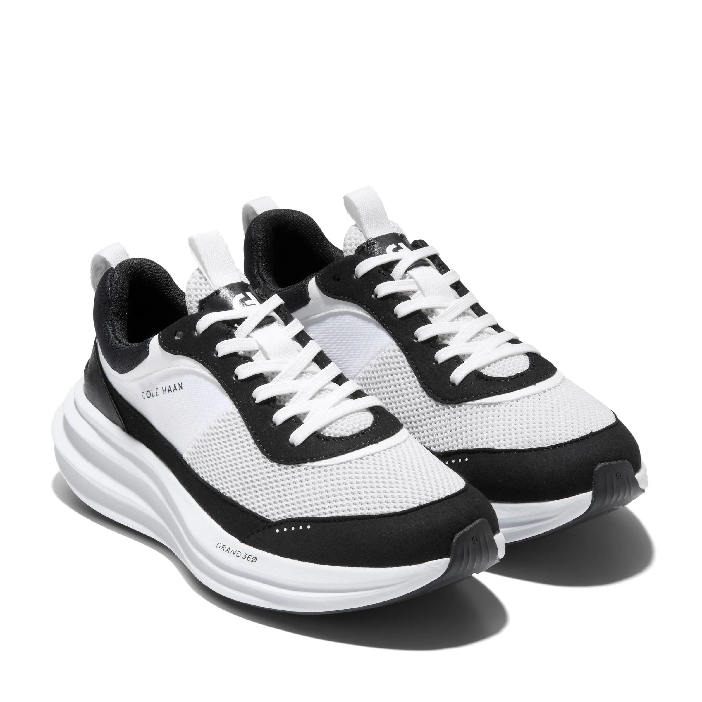 MEN'S COLE HAAN ORIGINALGRAND QUADSTREAK RUNNING SNEAKER | OPTIC WHITE / BLACK - Image 10