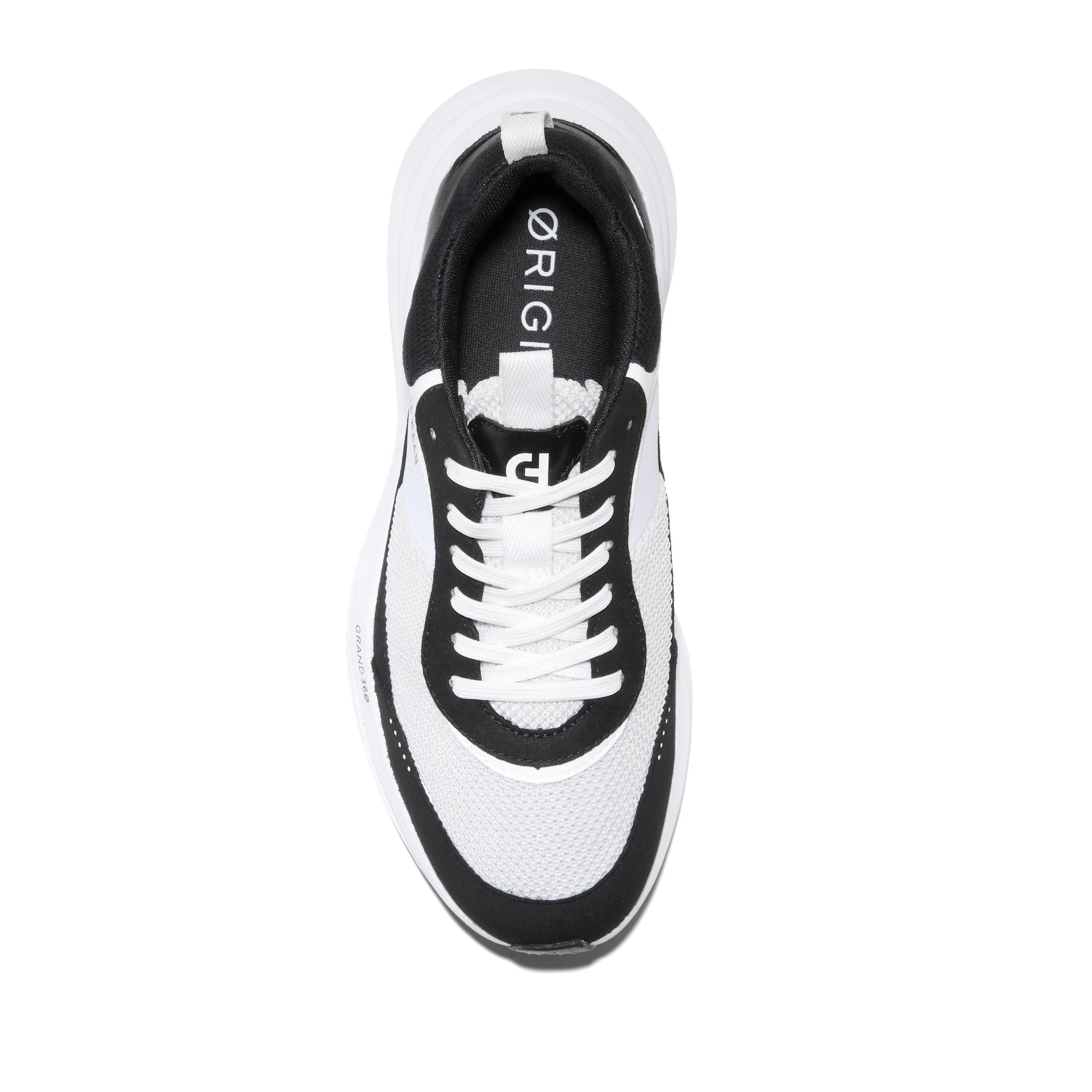 MEN'S COLE HAAN ORIGINALGRAND QUADSTREAK RUNNING SNEAKER | OPTIC WHITE / BLACK - Image 3