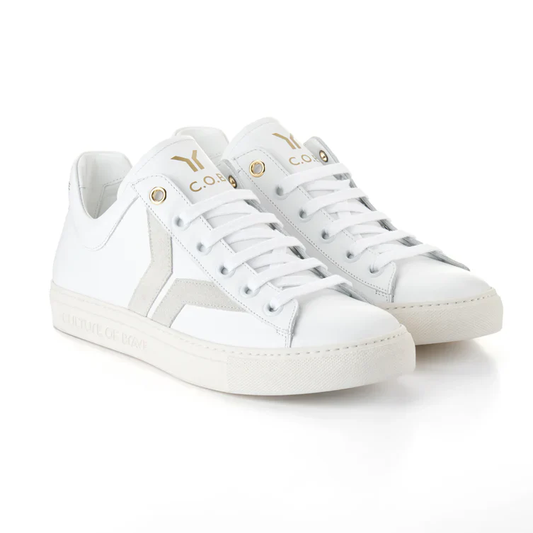 MEN'S C.O.B by CULTURE OF BRAVE COURAGE S31 | WHITE / OFF-WHITE WING - Image 6
