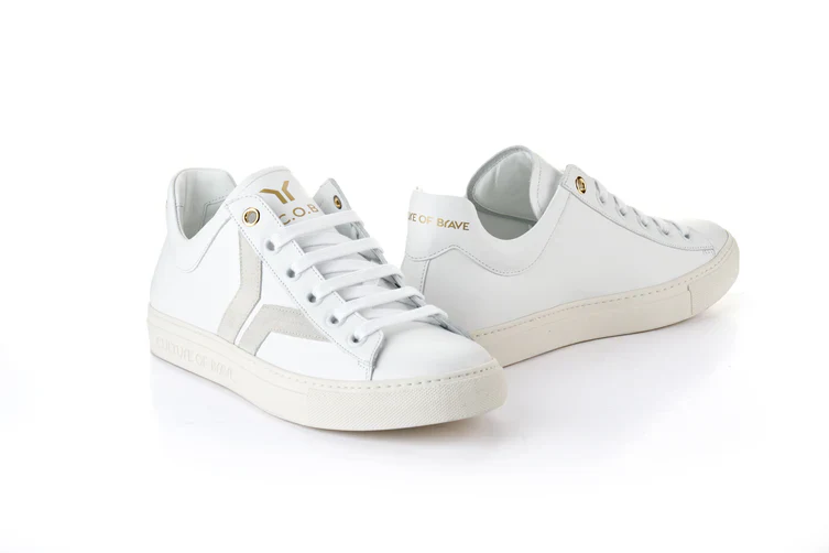 MEN'S C.O.B by CULTURE OF BRAVE COURAGE S31 | WHITE / OFF-WHITE WING - Image 7