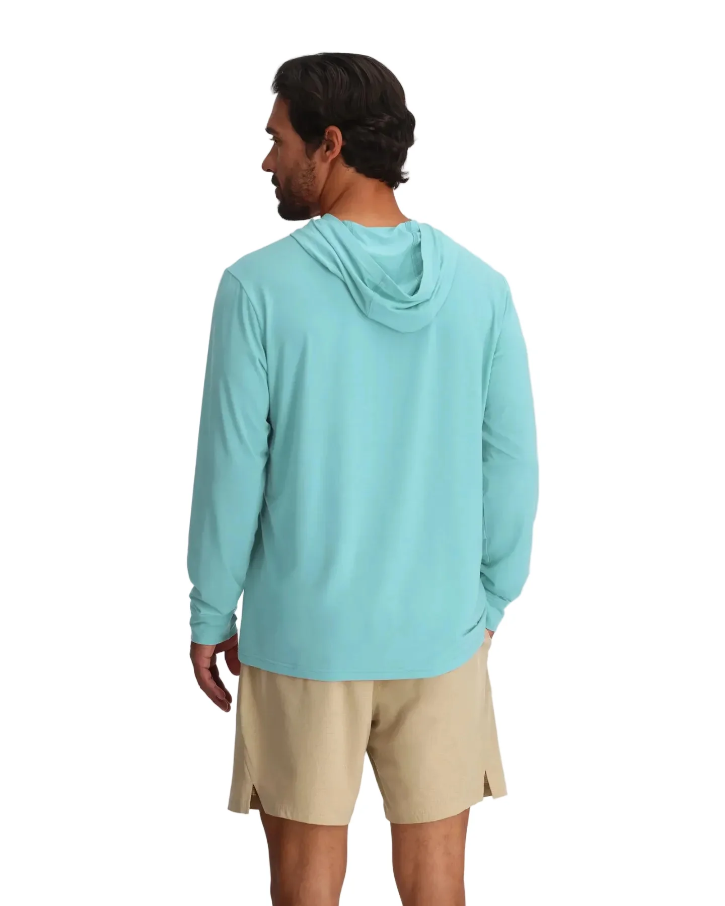 MEN'S FREE FLY ELEVATE LIGHTWEIGHT HOODIE |  BAHAMA BLUE - Image 2