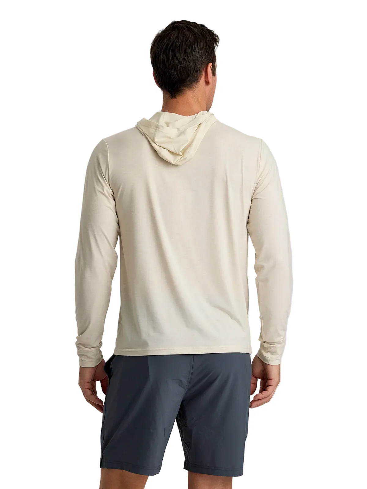 MEN'S FREE FLY ELEVATE LIGHTWEIGHT HOODIE | HEATHER BIRCH - Image 2