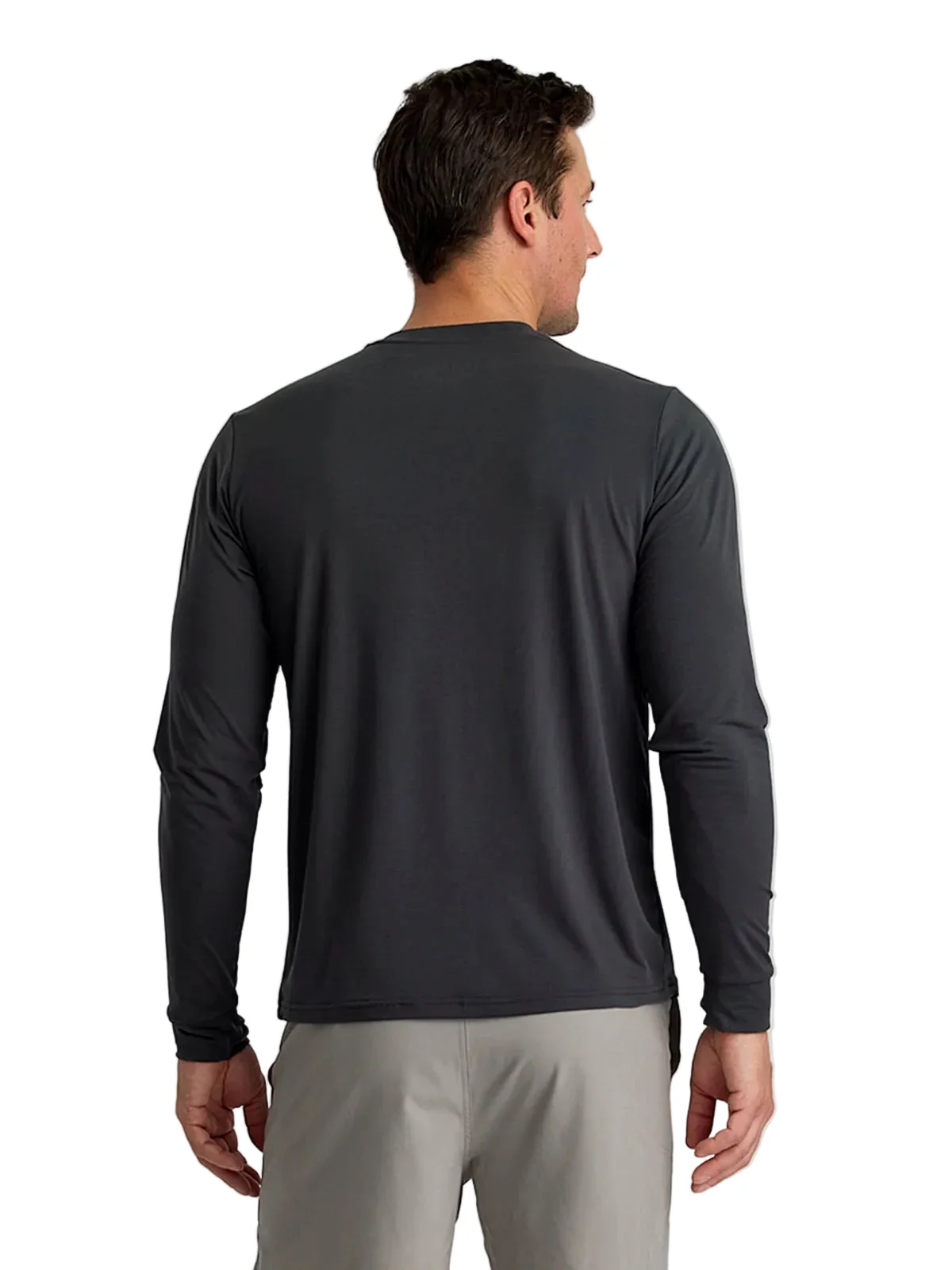 MEN'S FREE FLY ELEVATE LIGHTWEIGHT LONG SLEEVE | BLACK SAND - Image 2