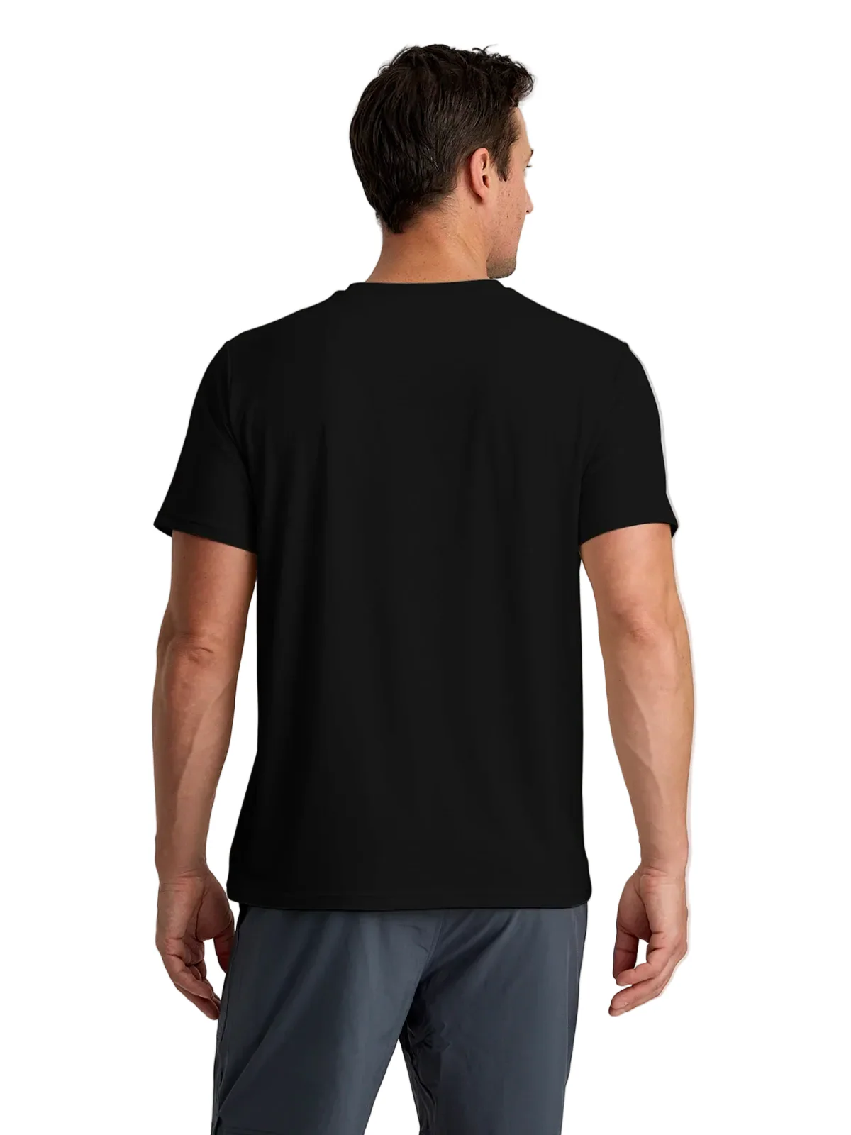 MEN'S FREE FLY ELEVATE LIGHTWEIGHT TEE | BLACK - Image 2
