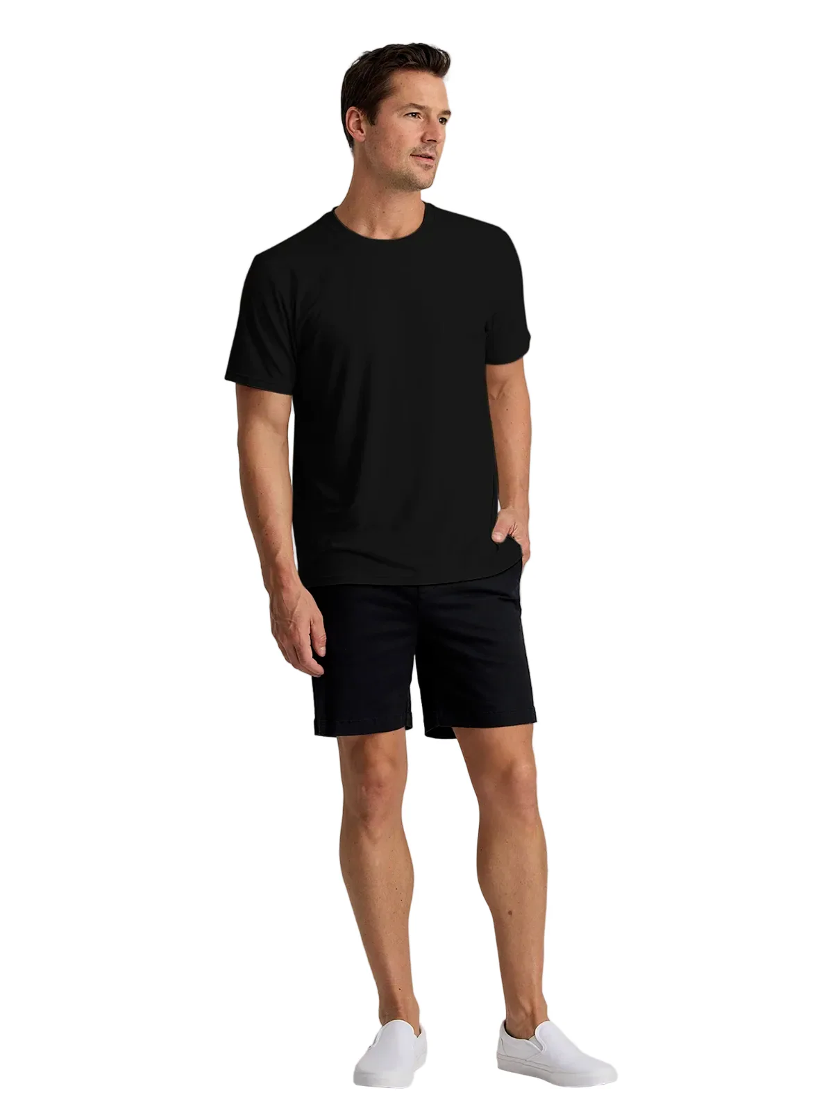 MEN'S FREE FLY ELEVATE LIGHTWEIGHT TEE | BLACK - Image 3