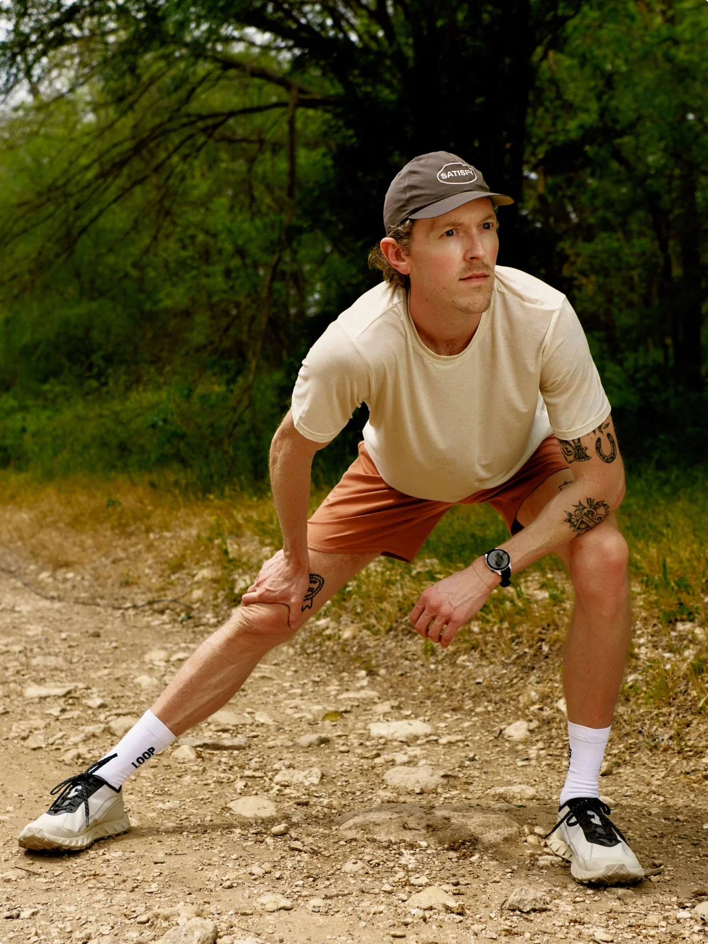 MEN'S FREE FLY ELEVATE LIGHTWEIGHT TEE | HEATHER BIRCH - Image 4