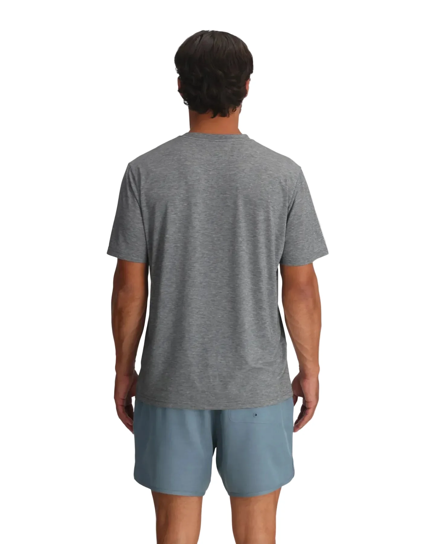 MEN'S FREE FLY ELEVATE LIGHTWEIGHT TEE | HEATHER GREY - Image 2