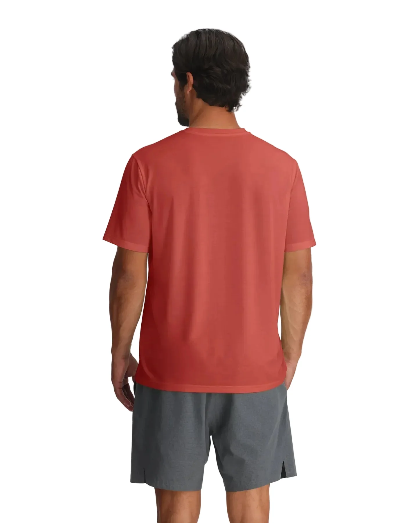 MEN'S FREE FLY ELEVATE LIGHTWEIGHT TEE | RED CLAY - Image 2