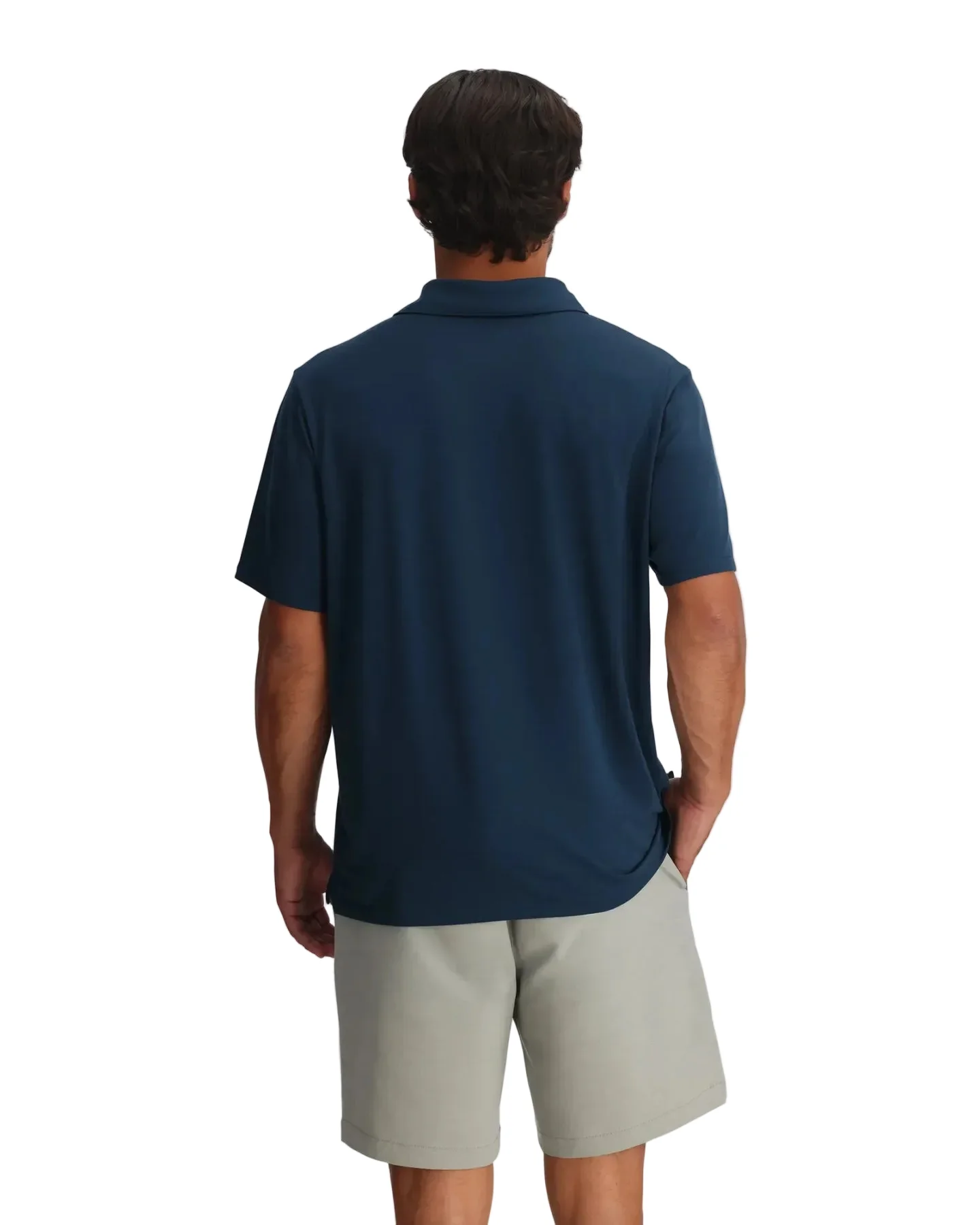 MEN'S FREE FLY ELEVATE POLO | TRUE NAVY - Image 2