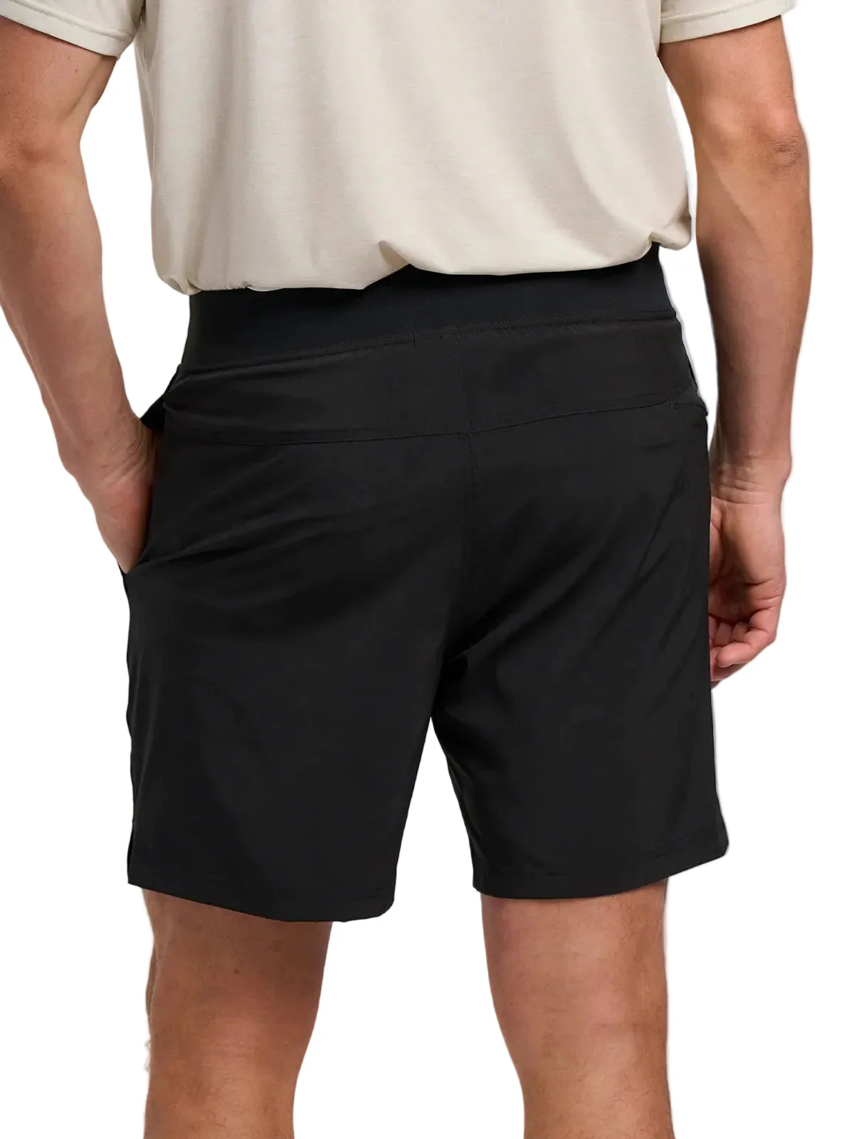 MEN'S FREE FLY 7" ACTIVE BREEZE SHORT | BLACK - Image 2