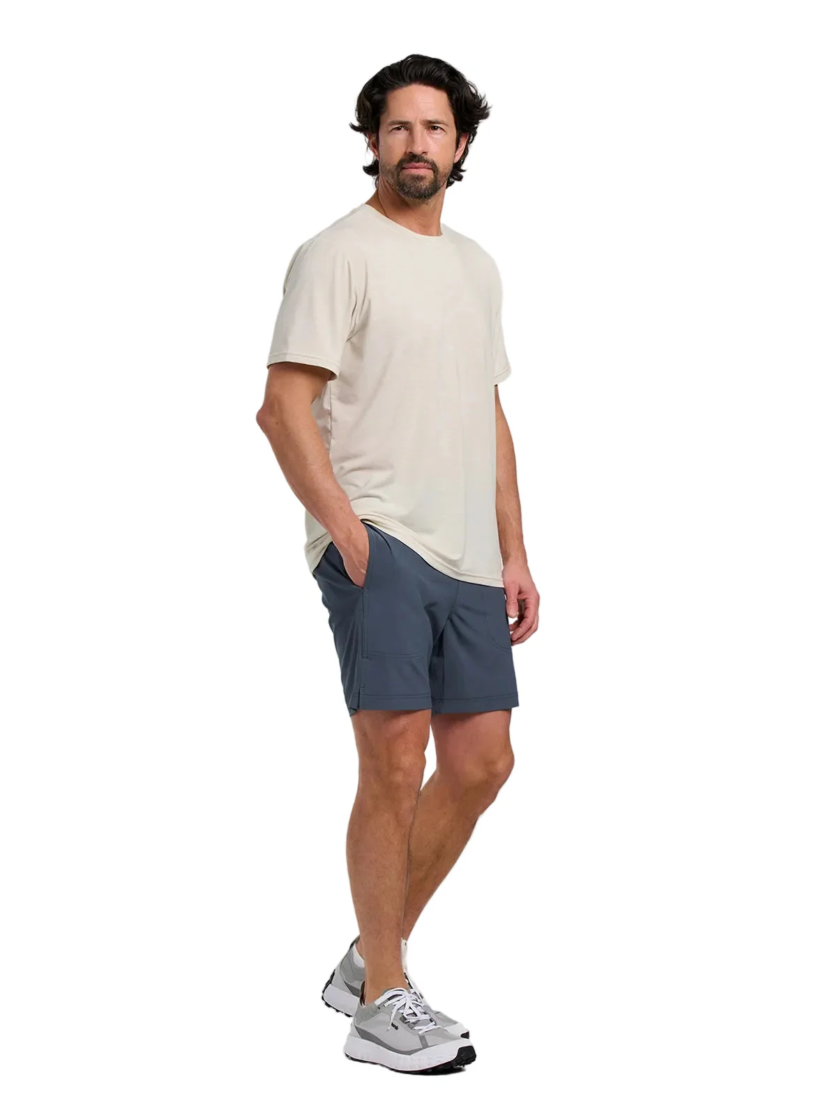 MEN'S FREE FLY 7" ACTIVE BREEZE SHORT | STORM CLOUD - Image 4
