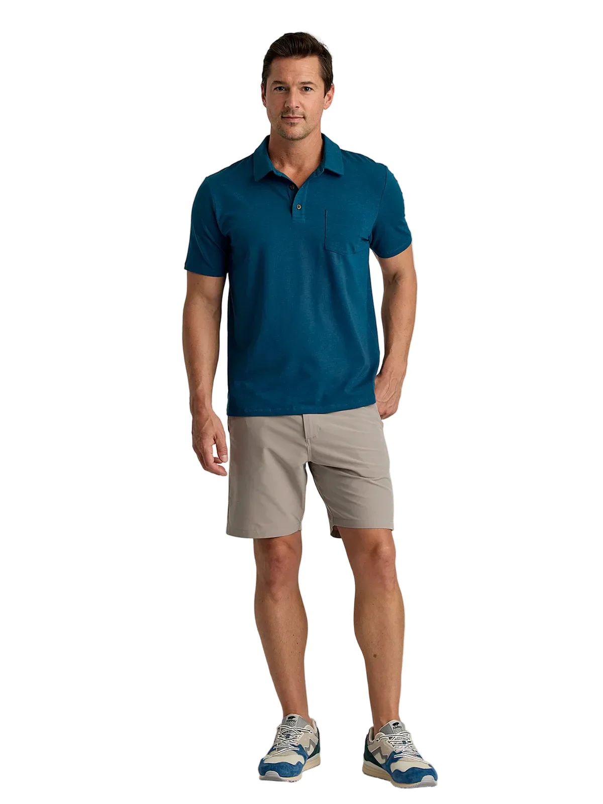 MEN'S FREE FLY BAMBOO CURRENT POLO | LEGION BLUE - Image 4