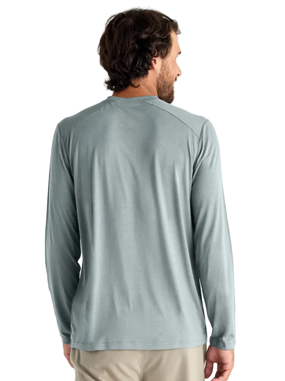 MEN'S FREE FLY BAMBOO LIGHTWEIGHT LONG SLEEVE | SLATE - Image 2