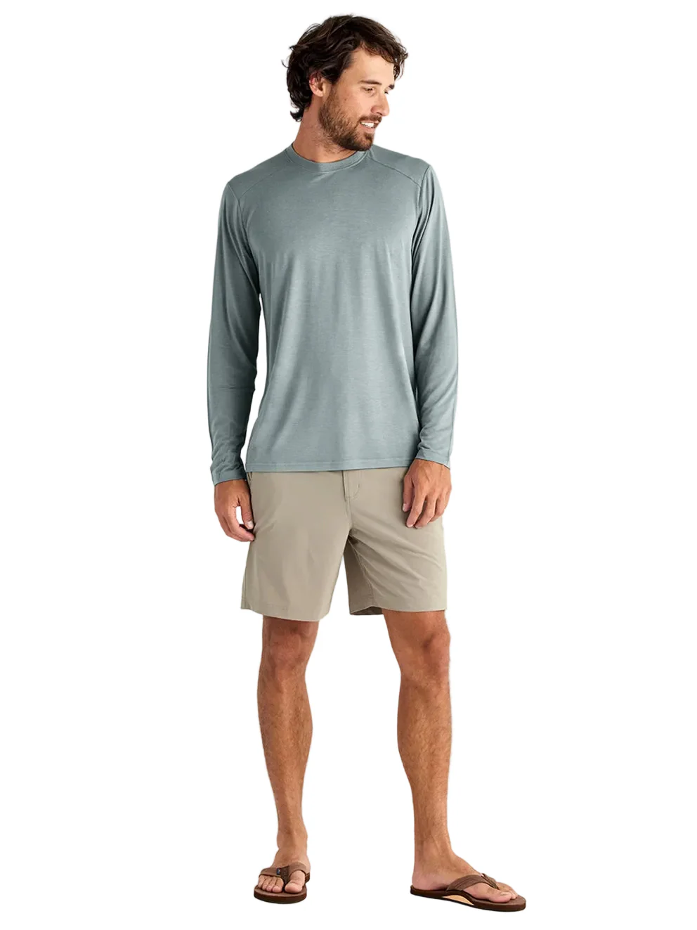 MEN'S FREE FLY BAMBOO LIGHTWEIGHT LONG SLEEVE | SLATE - Image 3