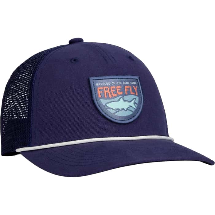 MEN'S FREEFLY BLUE EDGE TRUCKER HAT | DEEP NAVY