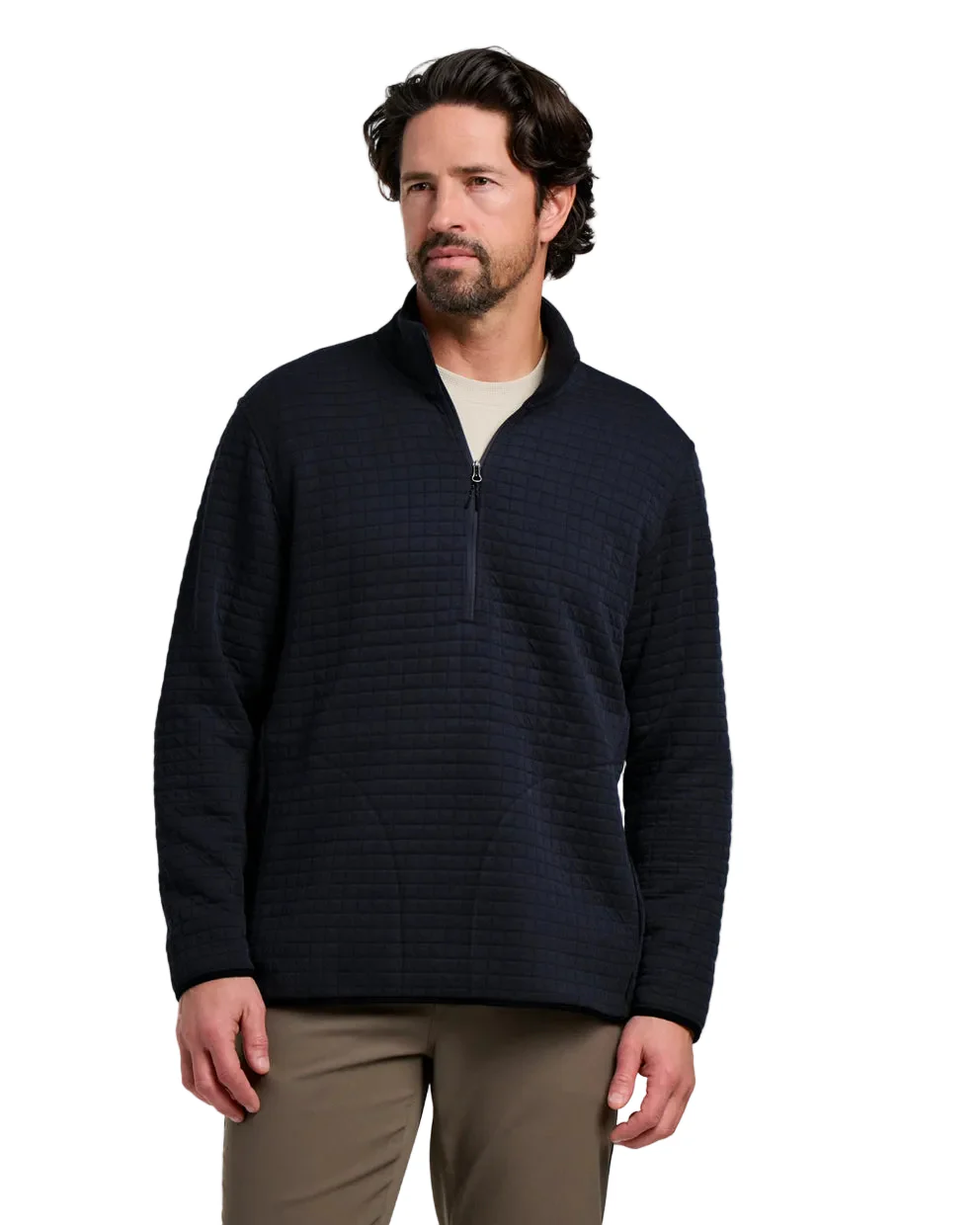 MEN'S FREE FLY DOWNVALLEY QUARTER ZIP | BLACK