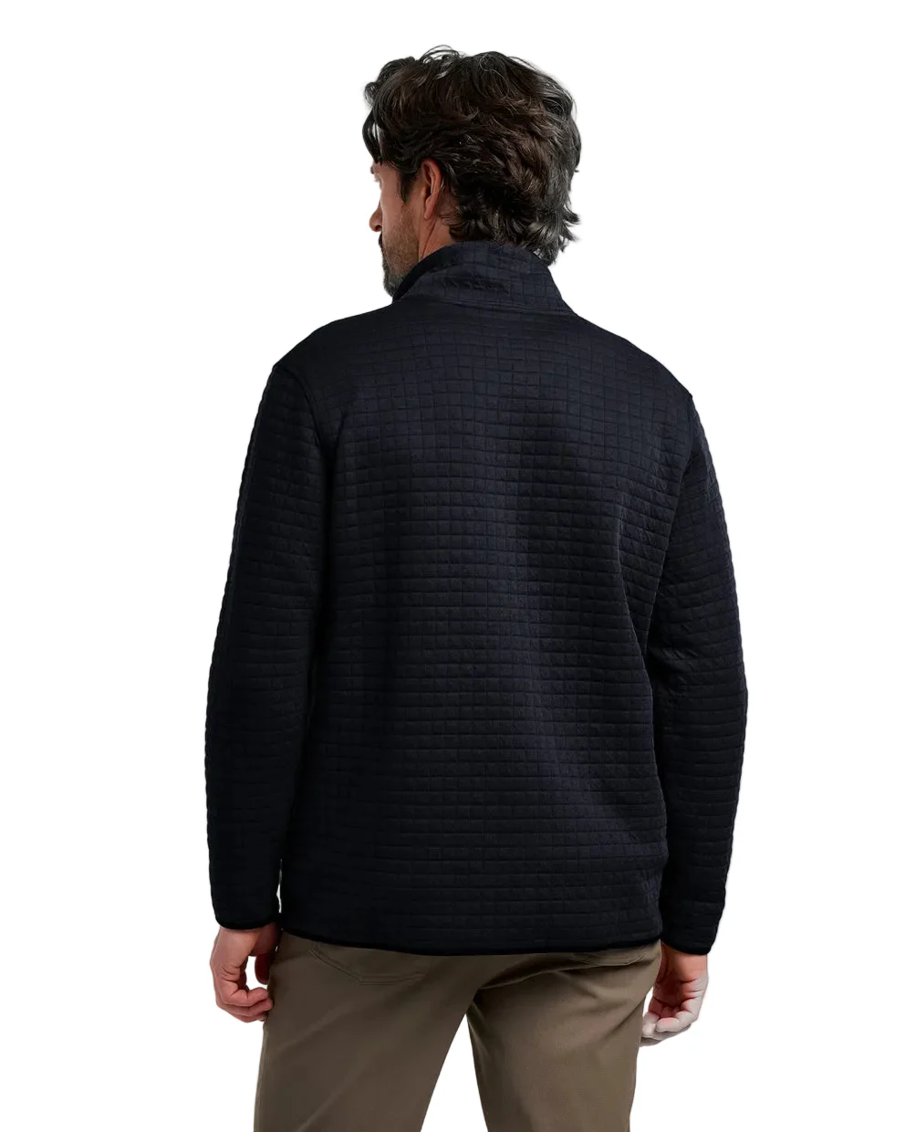 MEN'S FREE FLY DOWNVALLEY QUARTER ZIP | BLACK - Image 2