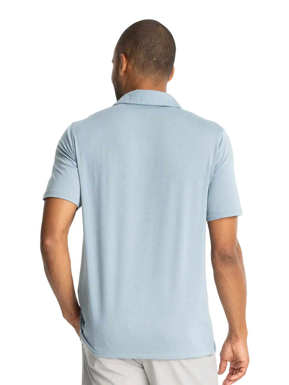 MEN'S FREE FLY ELEVATE POLO | BLUE FOG - Image 2