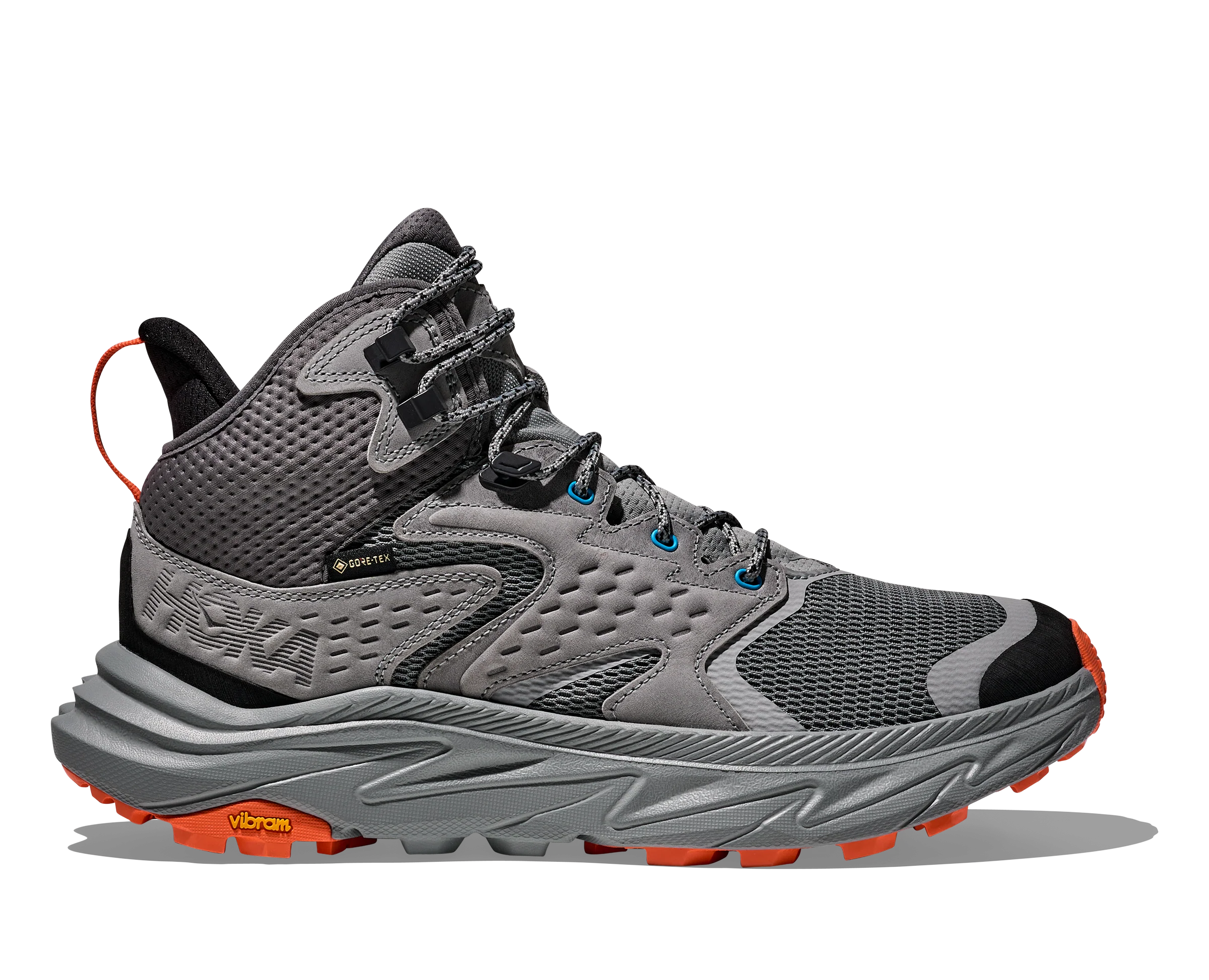 MEN'S HOKA ANACAPA 2 MID GTX | GALACTIC GREY | BLACK