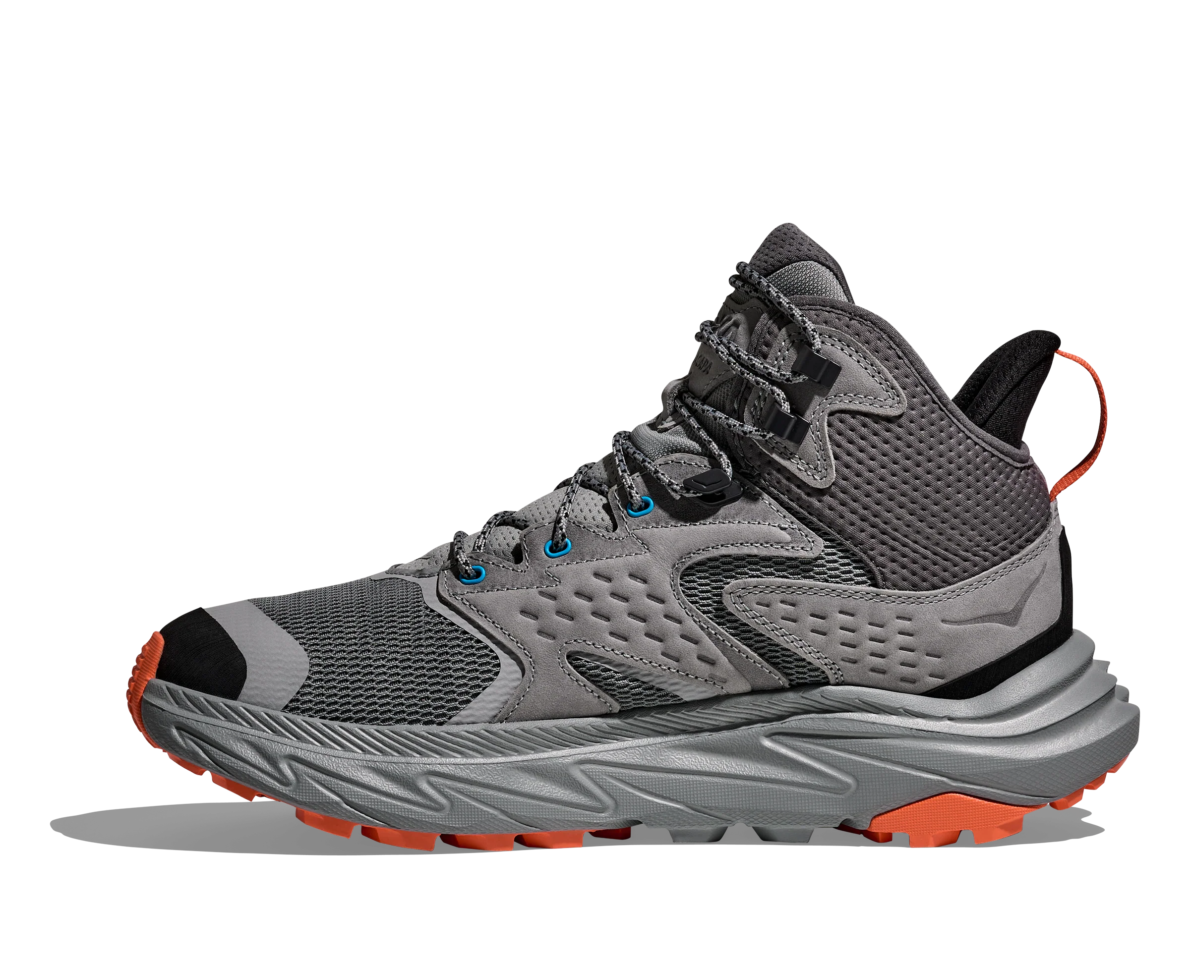 MEN'S HOKA ANACAPA 2 MID GTX | GALACTIC GREY | BLACK - Image 2