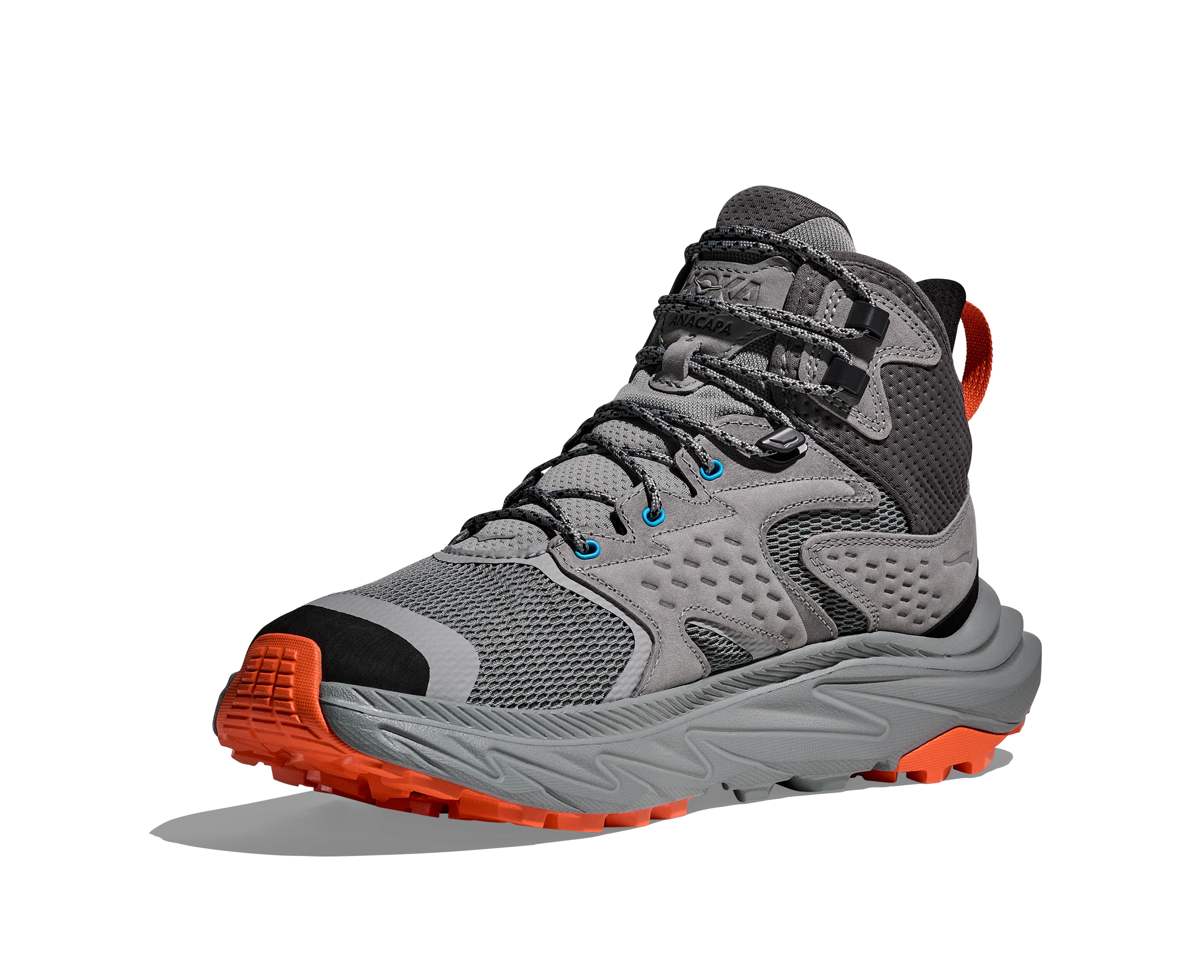 MEN'S HOKA ANACAPA 2 MID GTX | GALACTIC GREY | BLACK - Image 3