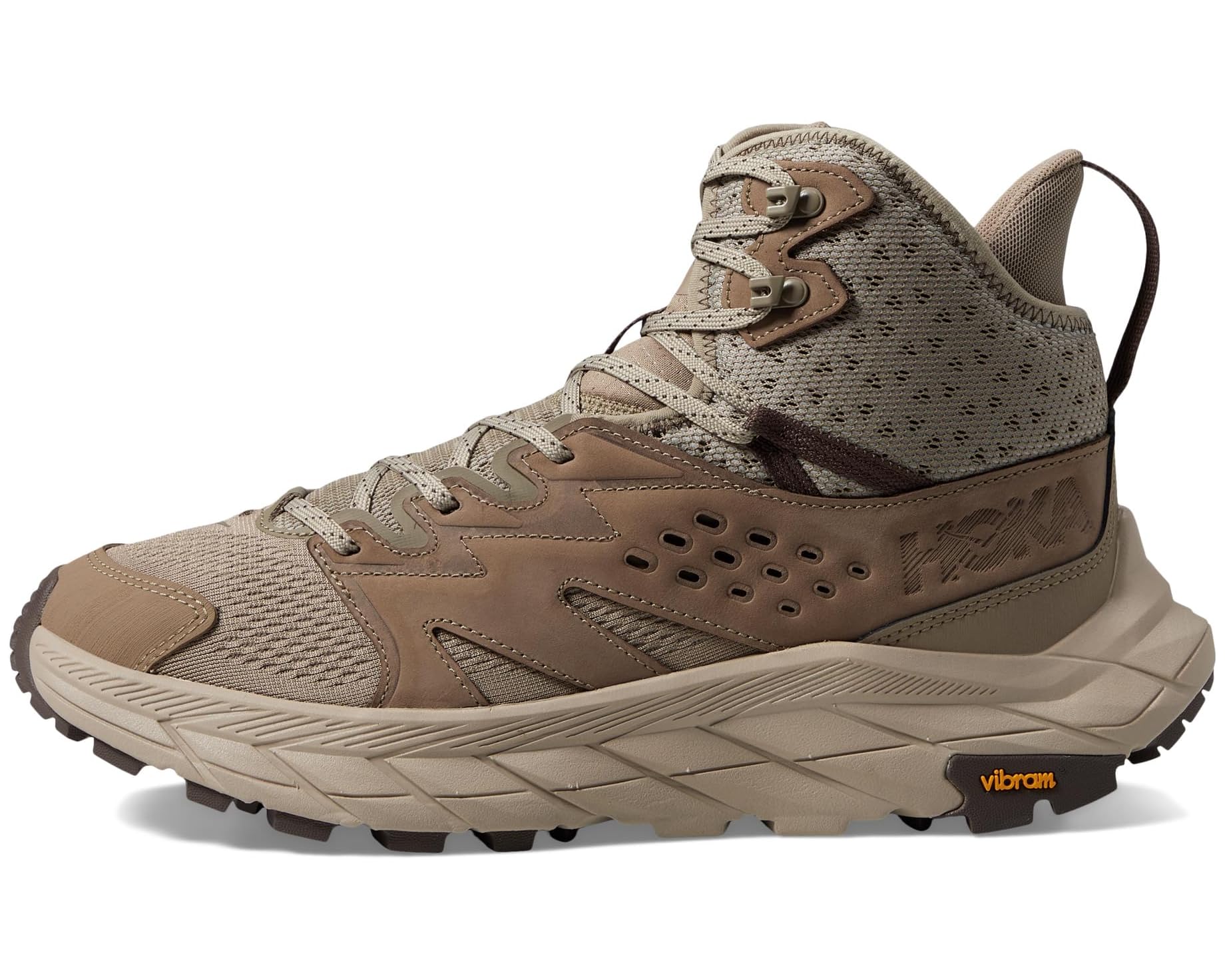 MEN'S HOKA ANACAPA BREEZE MID | DUNE / OXFORD TAN - Image 6