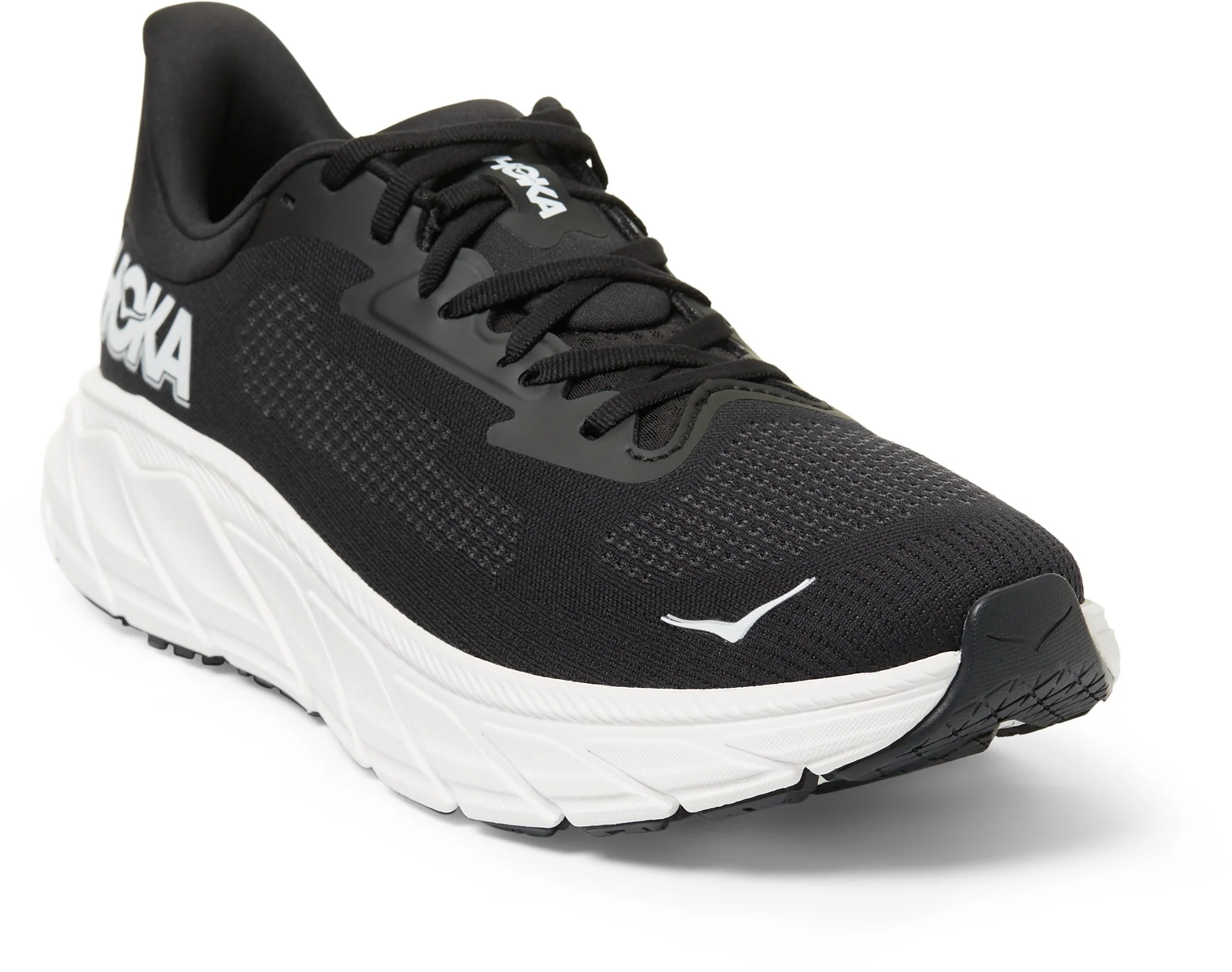 MEN'S HOKA ARAHI 7 |  BLACK / WHITE - Image 4