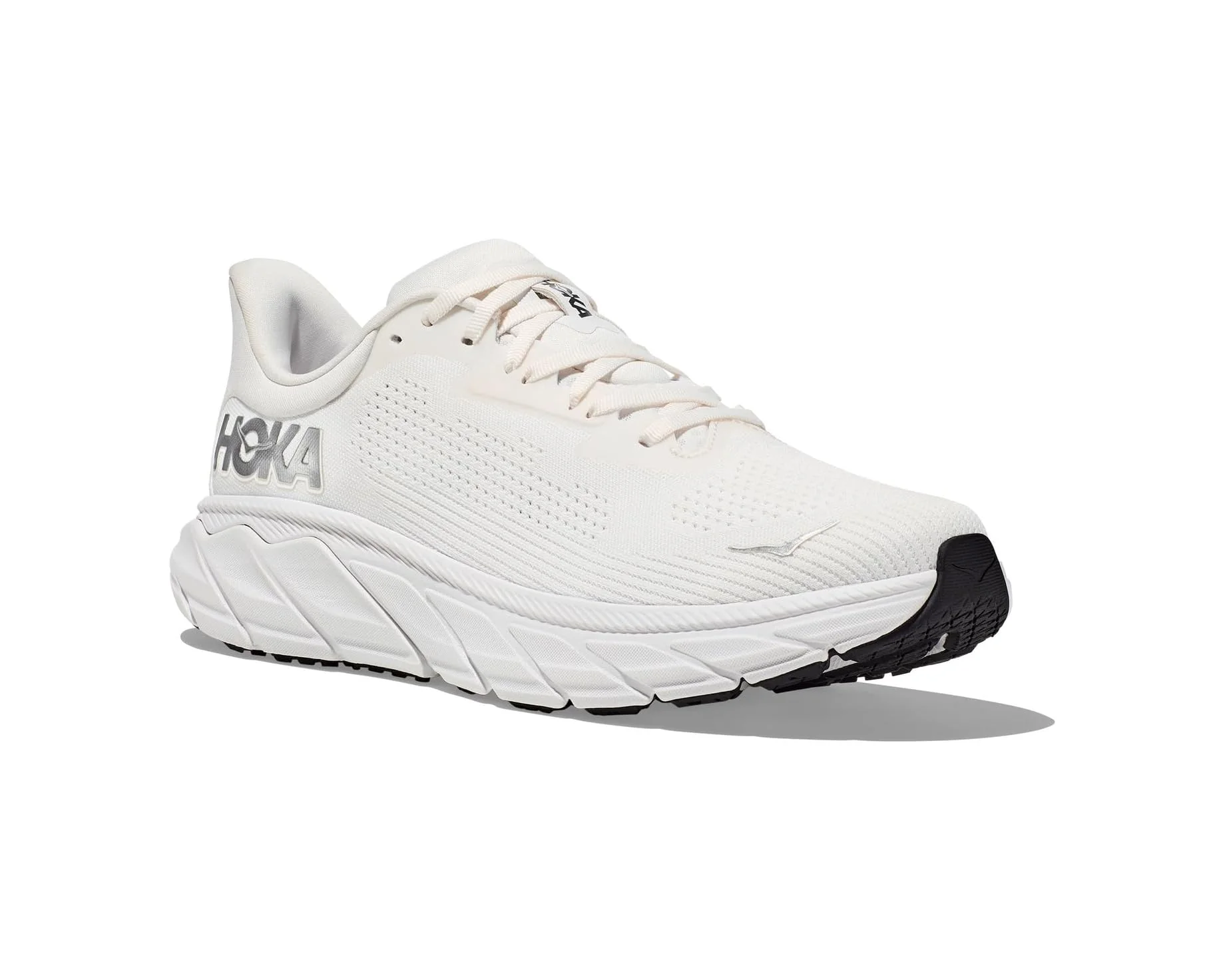 MEN'S HOKA ARAHI 7 |  BLANC DE BLANC / STEEL WOOL - Image 3