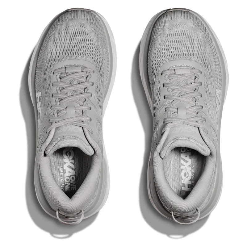 MEN'S HOKA BONDI 7 | HARBOR MIST / WHITE - Image 4