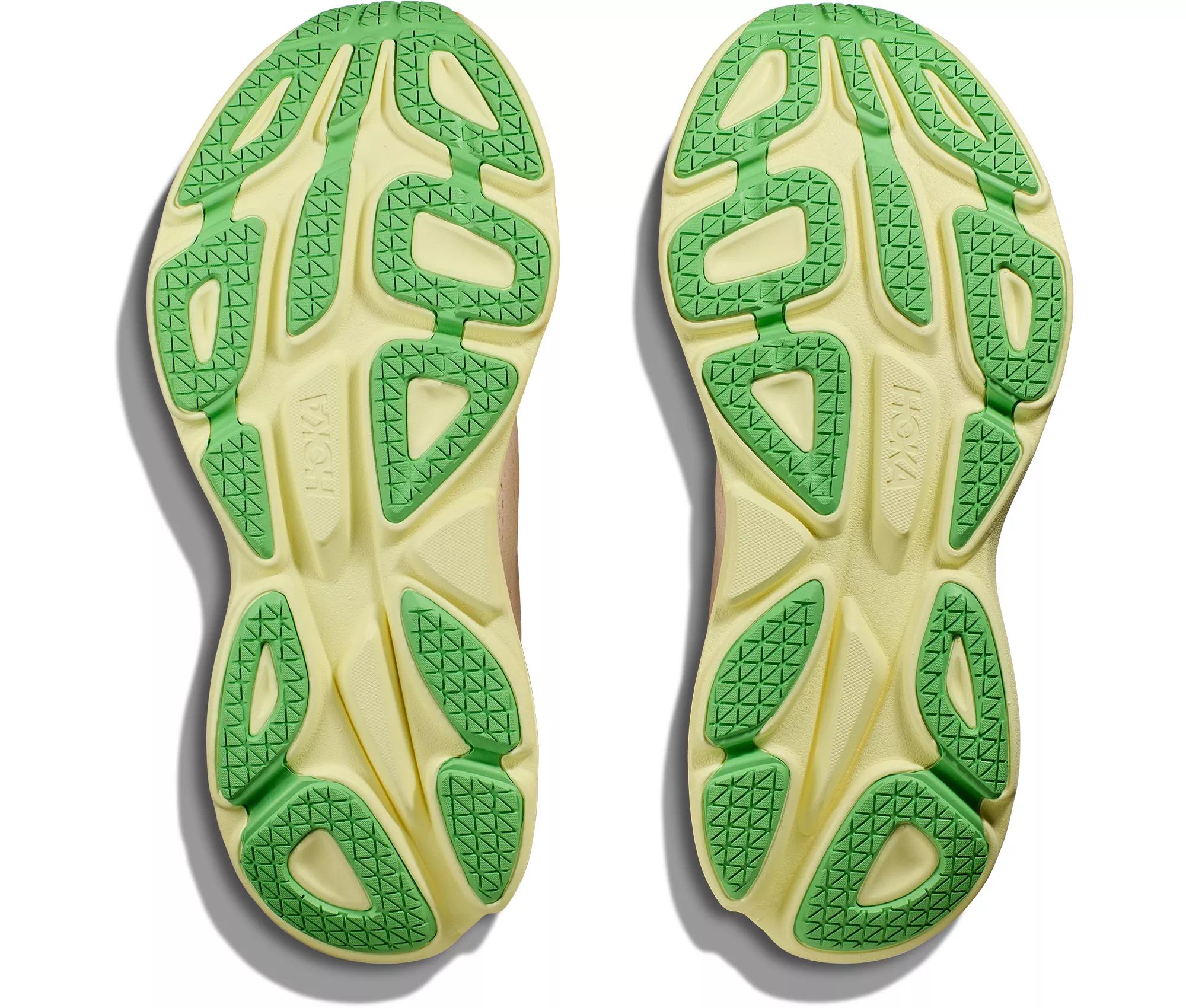 MEN'S HOKA BONDI 8 | BLANC DE BLANC / SOLAR FLARE - Image 6