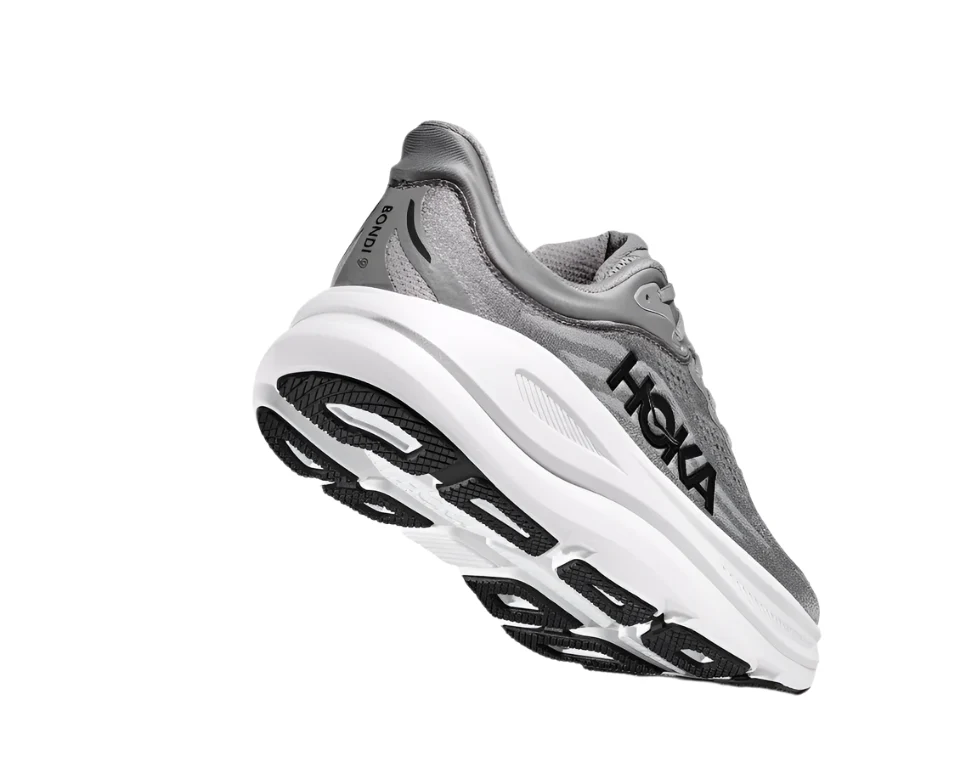 MEN'S HOKA BONDI 9 | GALACTIC GREY / STELLAR GREY - Image 3