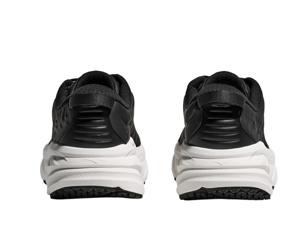 MEN'S HOKA BONDI SLIP RESISTANT | CARBON BLACK / WHITE - Image 7