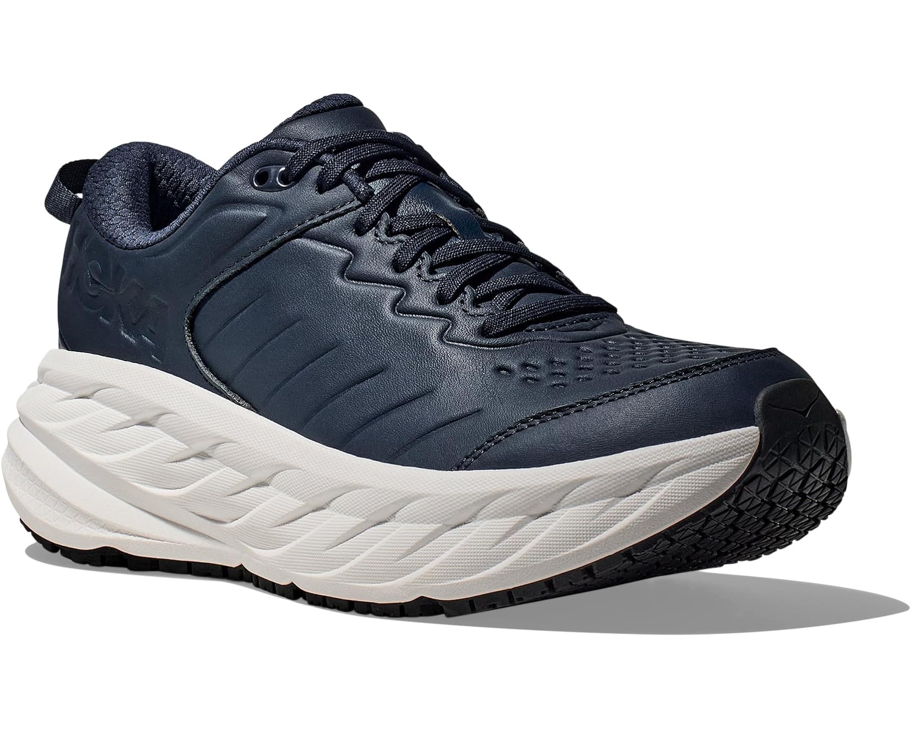 MEN'S HOKA BONDI SLIP RESISTANT | OUTERSPACE / WHITE - Image 3