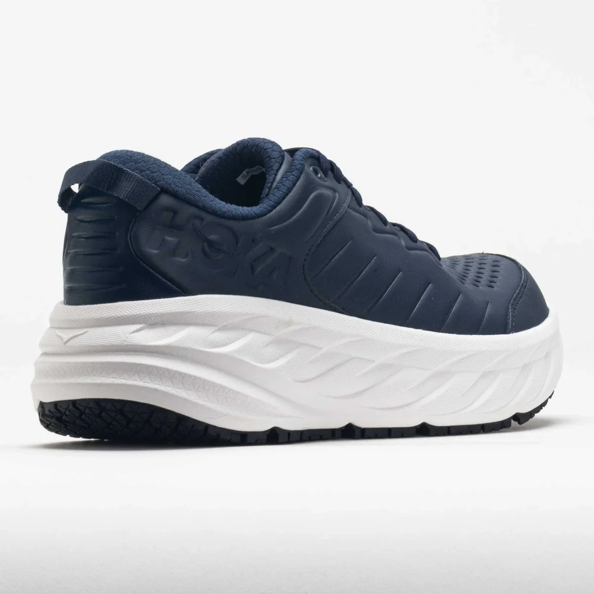 MEN'S HOKA BONDI SLIP RESISTANT | OUTERSPACE / WHITE - Image 6