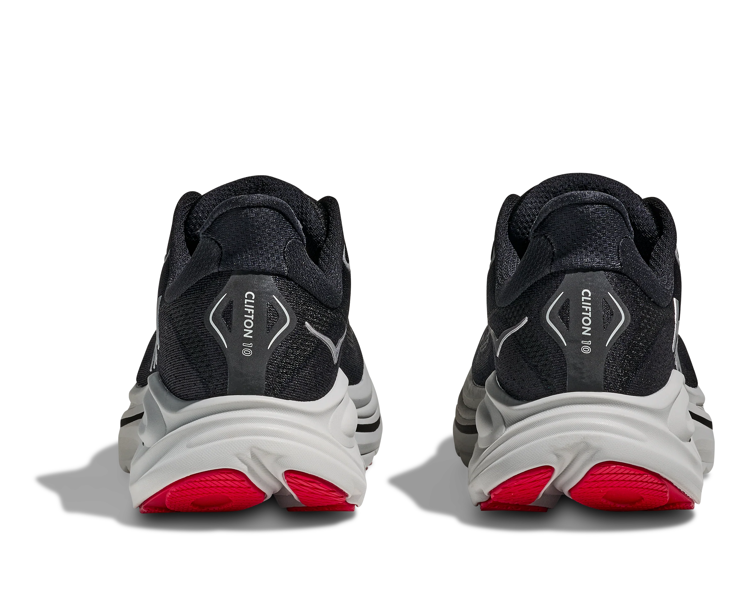 MEN'S HOKA CLIFTON 10 | BLACK / SILVER - Image 6