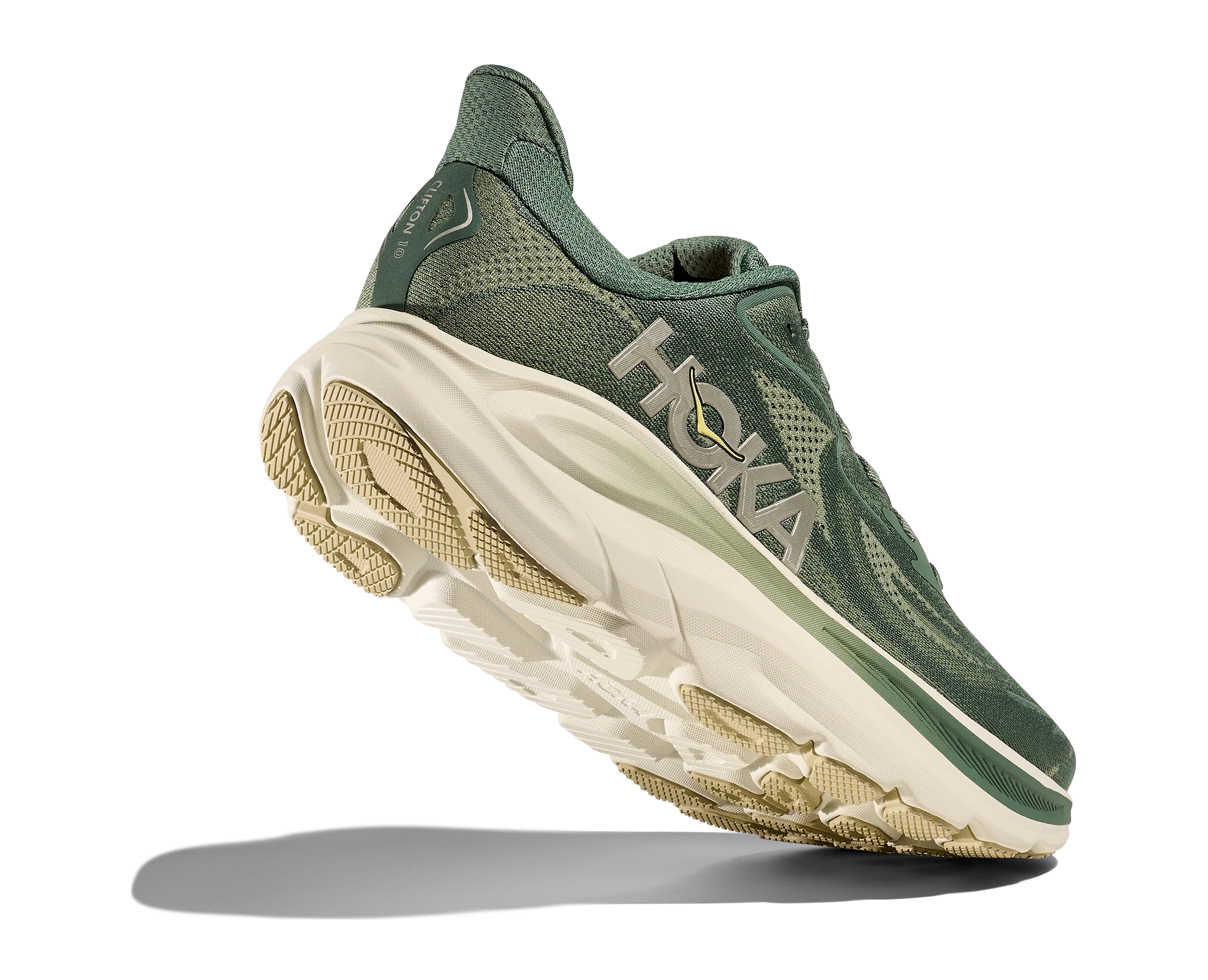 MEN'S HOKA CLIFTON 10 | FERN | TRUFFLE SALT - Image 4