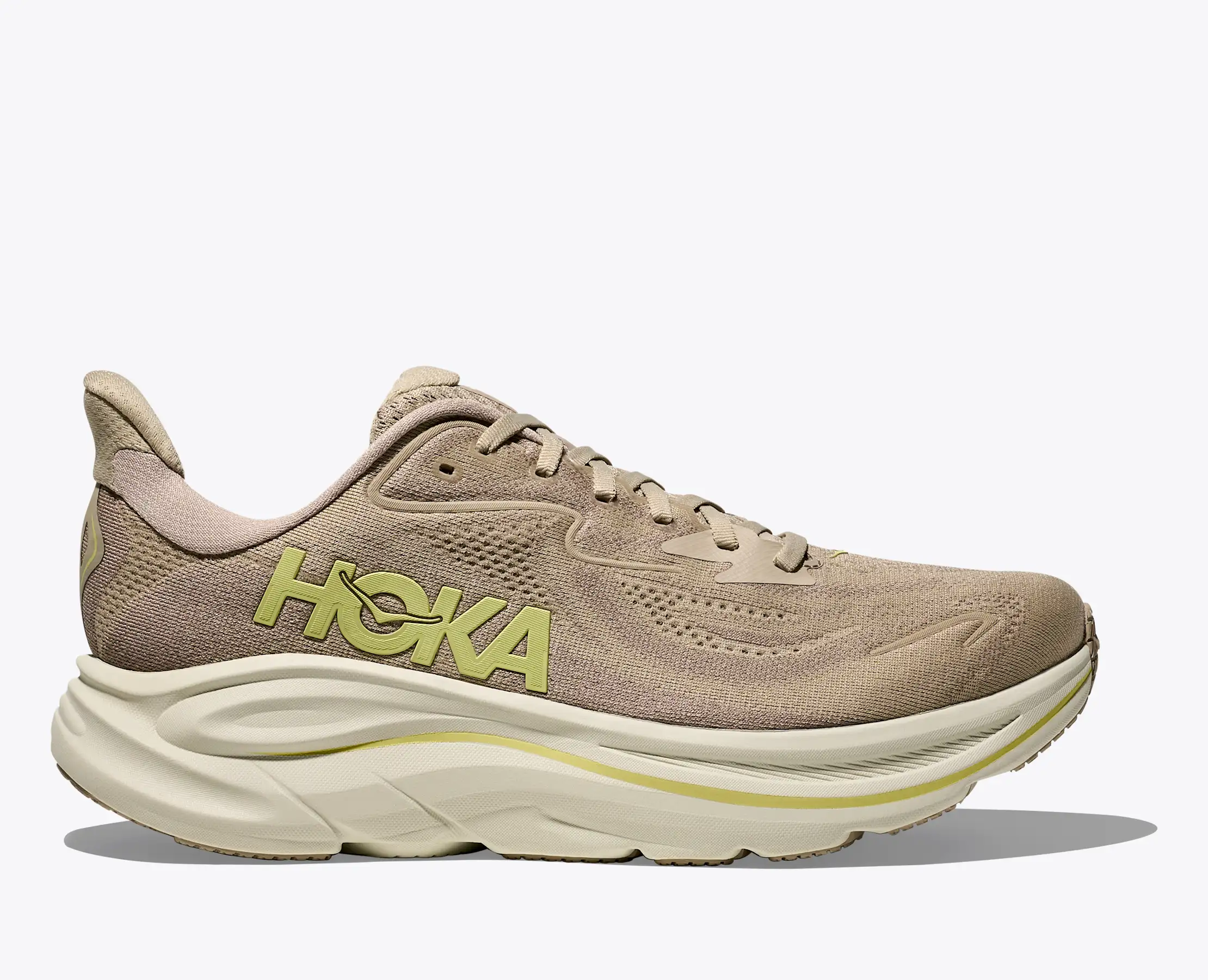 MEN'S HOKA CLIFTON 10 | RAW LINEN | STONE