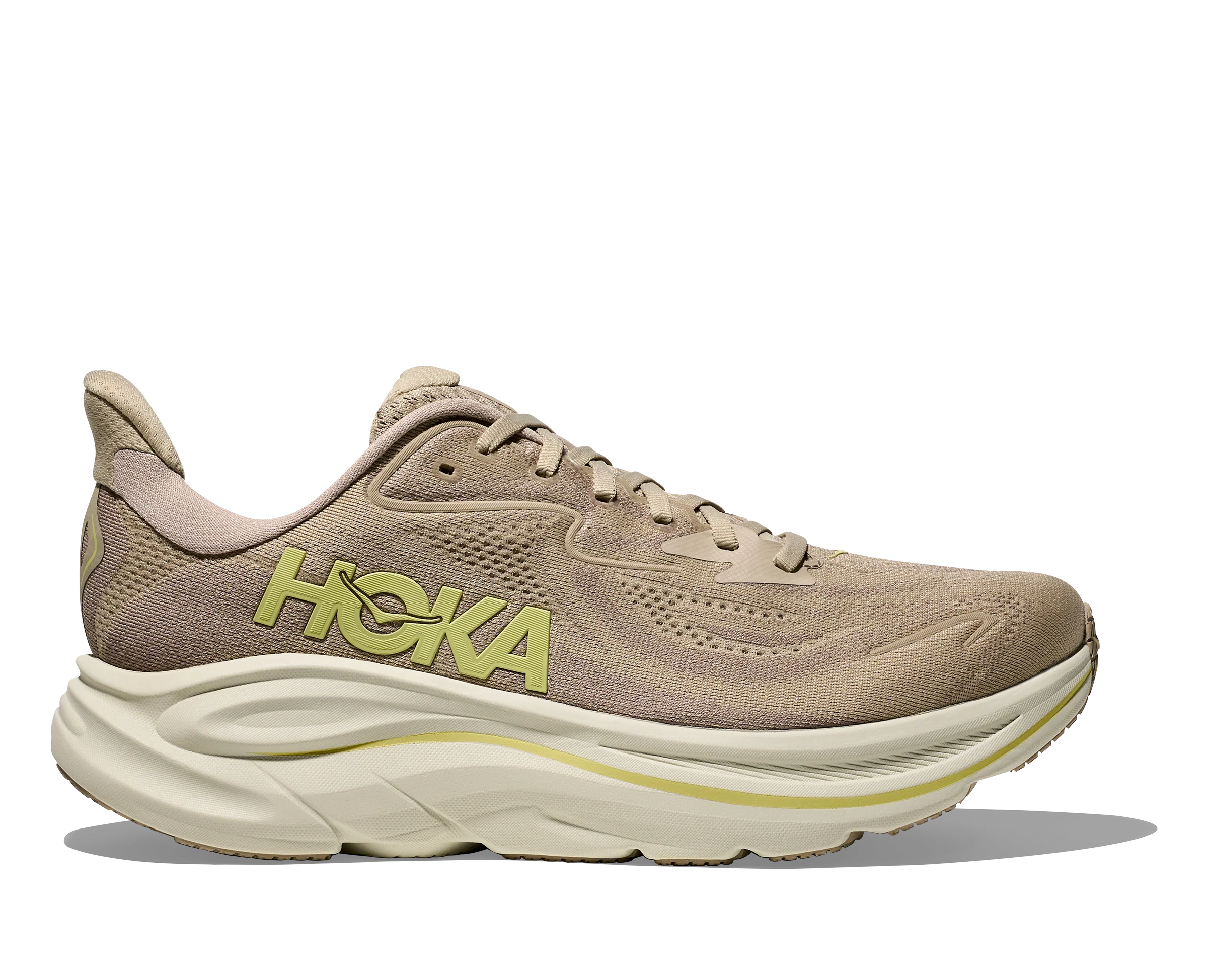 MEN'S HOKA CLIFTON 10 | RAW LINEN | STONE