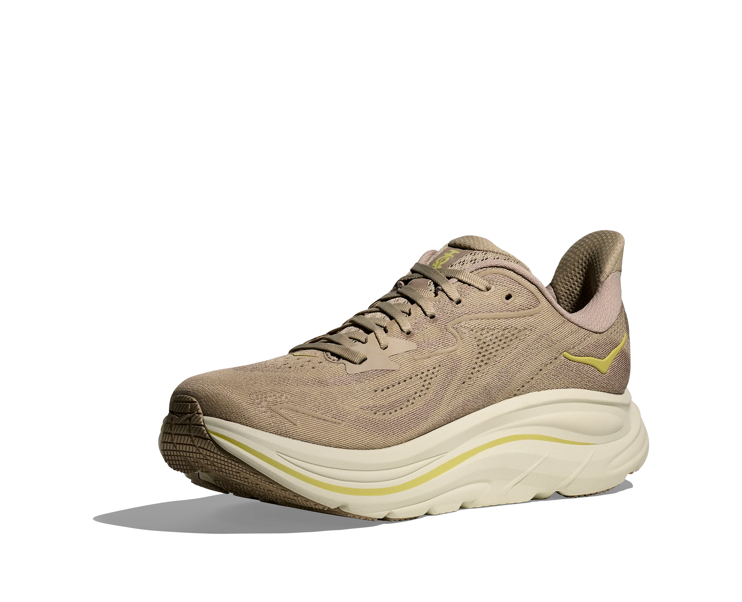 MEN'S HOKA CLIFTON 10 | RAW LINEN | STONE - Image 3