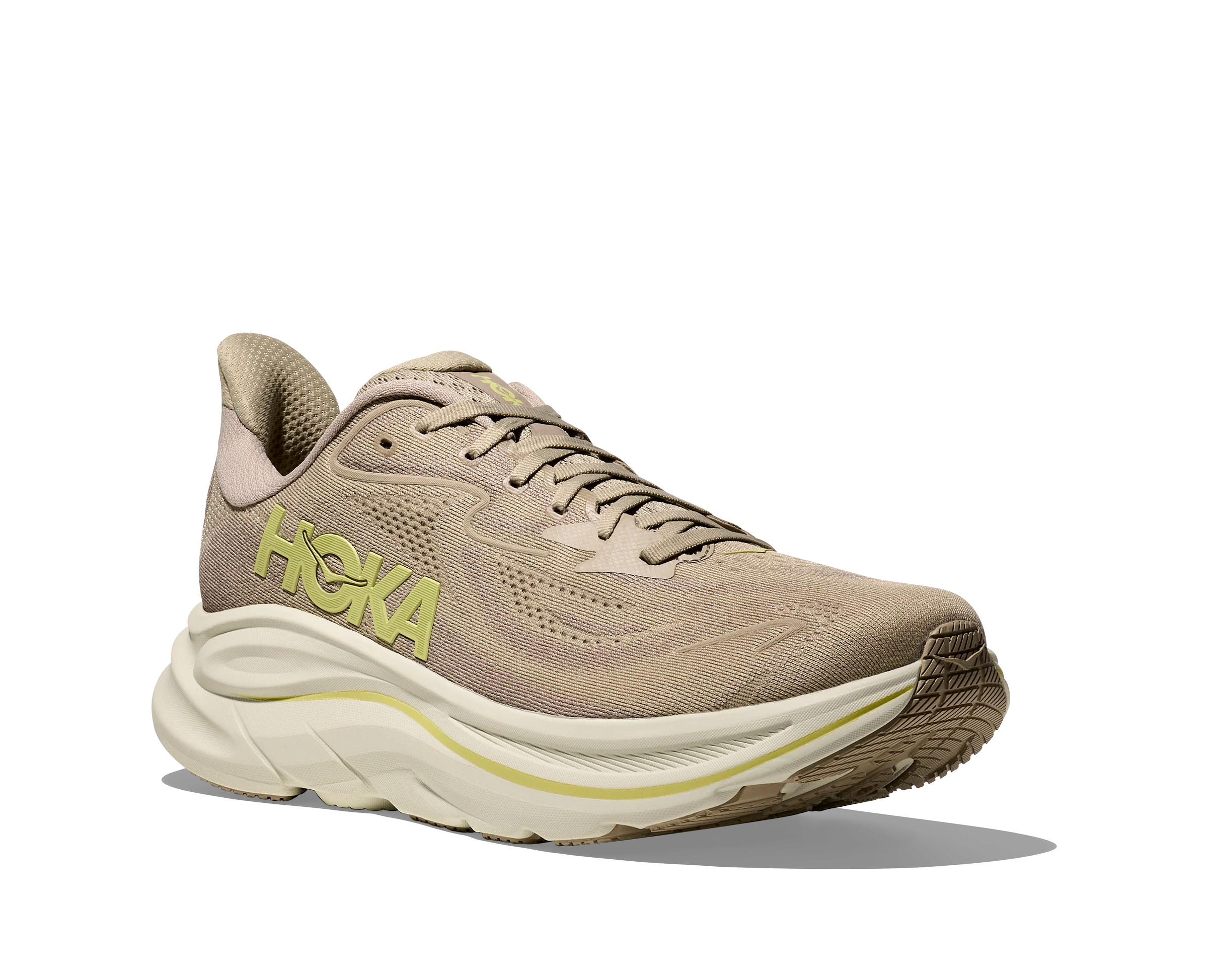 MEN'S HOKA CLIFTON 10 | RAW LINEN | STONE - Image 5