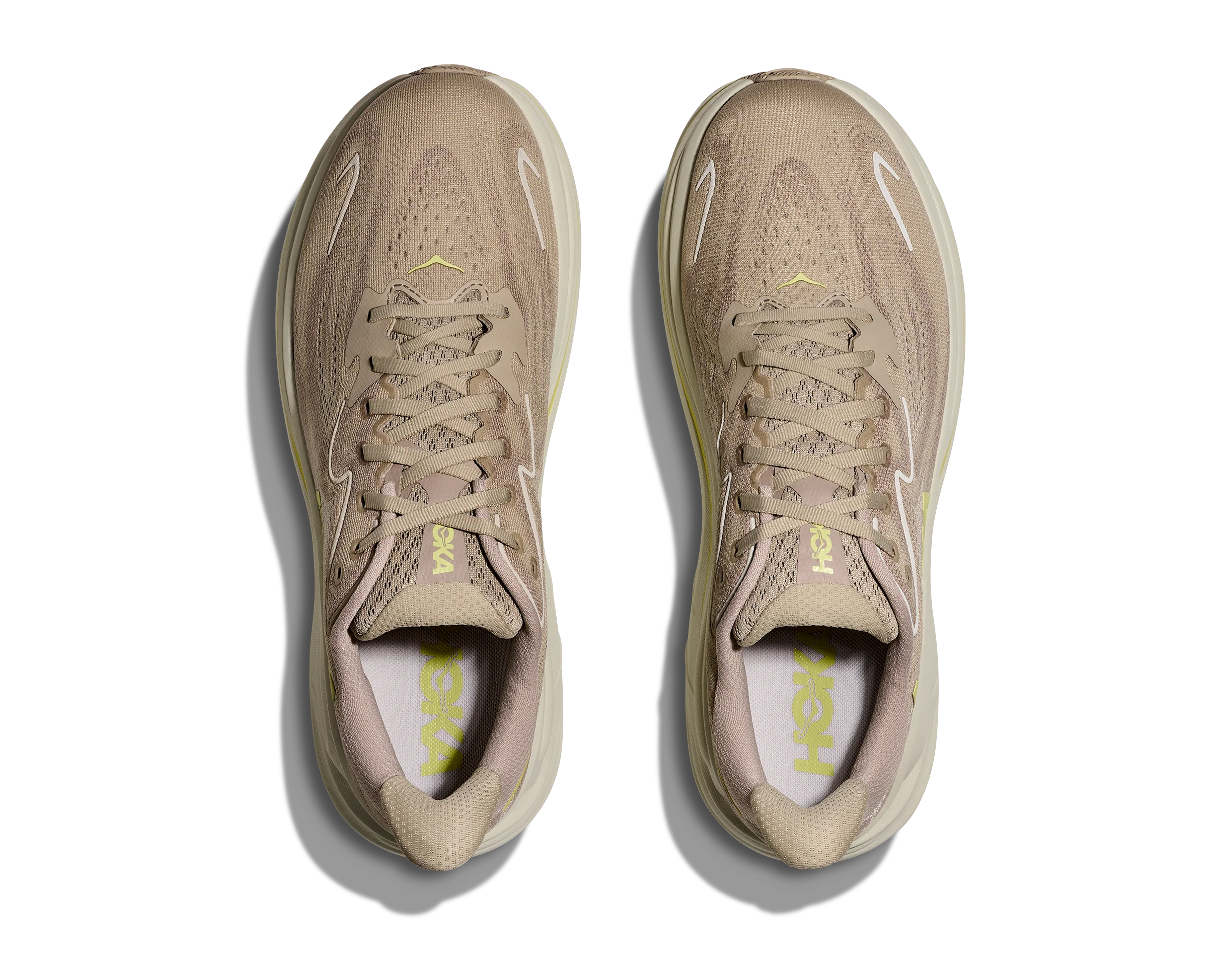 MEN'S HOKA CLIFTON 10 | RAW LINEN | STONE - Image 7