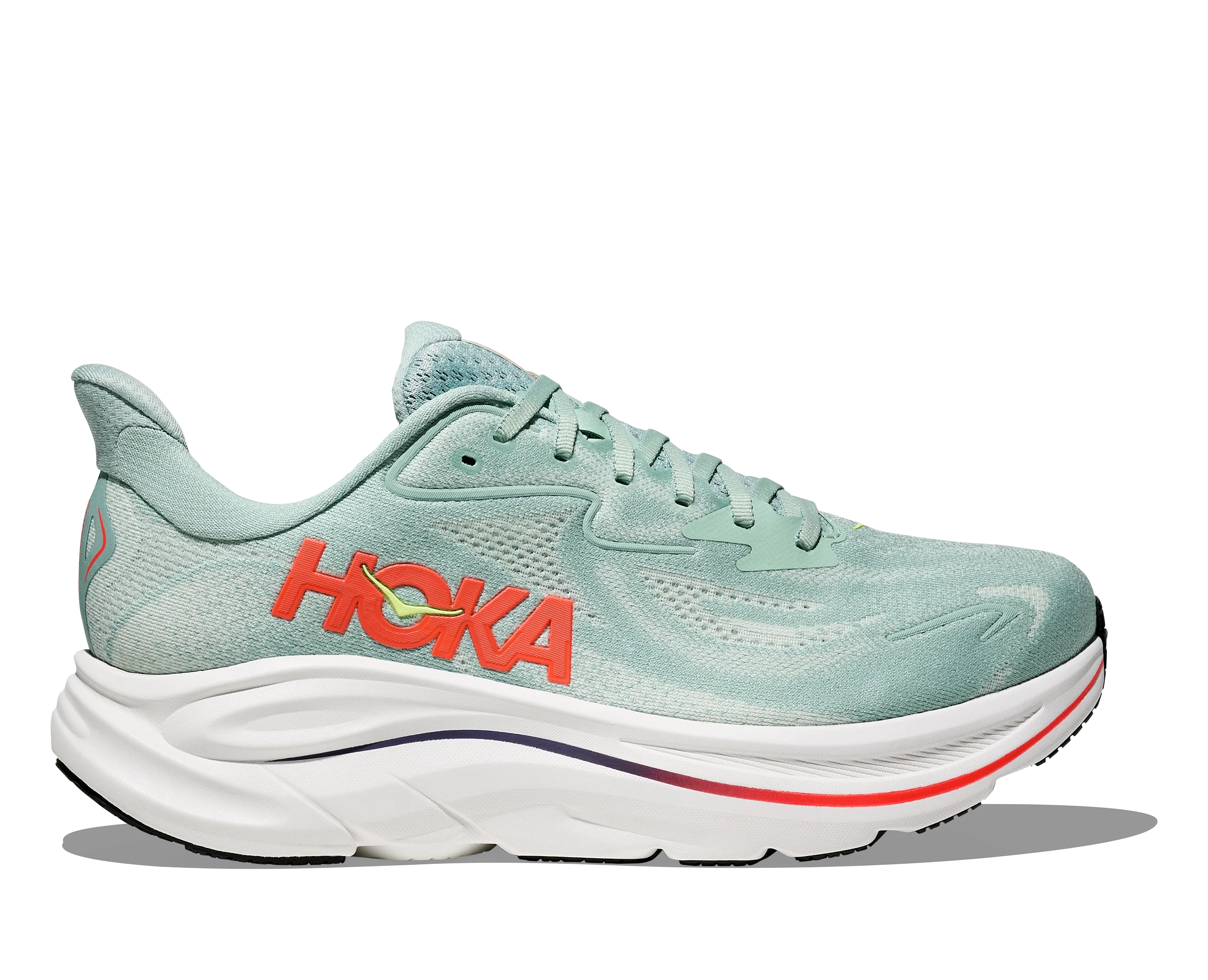 MEN'S HOKA CLIFTON 10 | SAGE / NEON FLAME