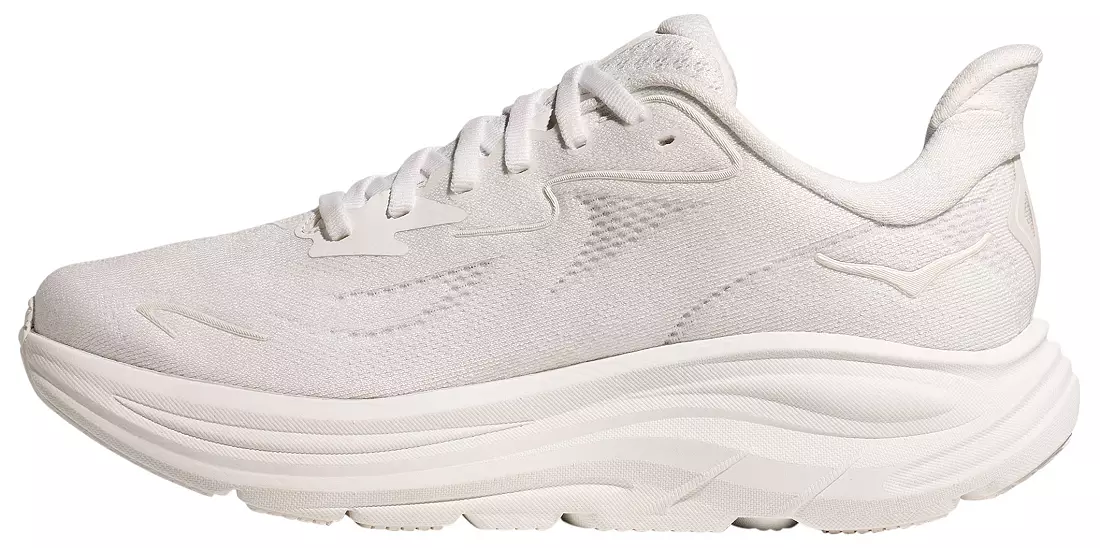 MEN'S HOKA CLIFTON 10 | WHITE / WHITE - Image 2