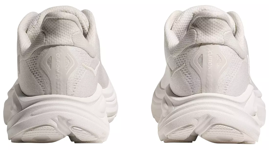 MEN'S HOKA CLIFTON 10 | WHITE / WHITE - Image 6