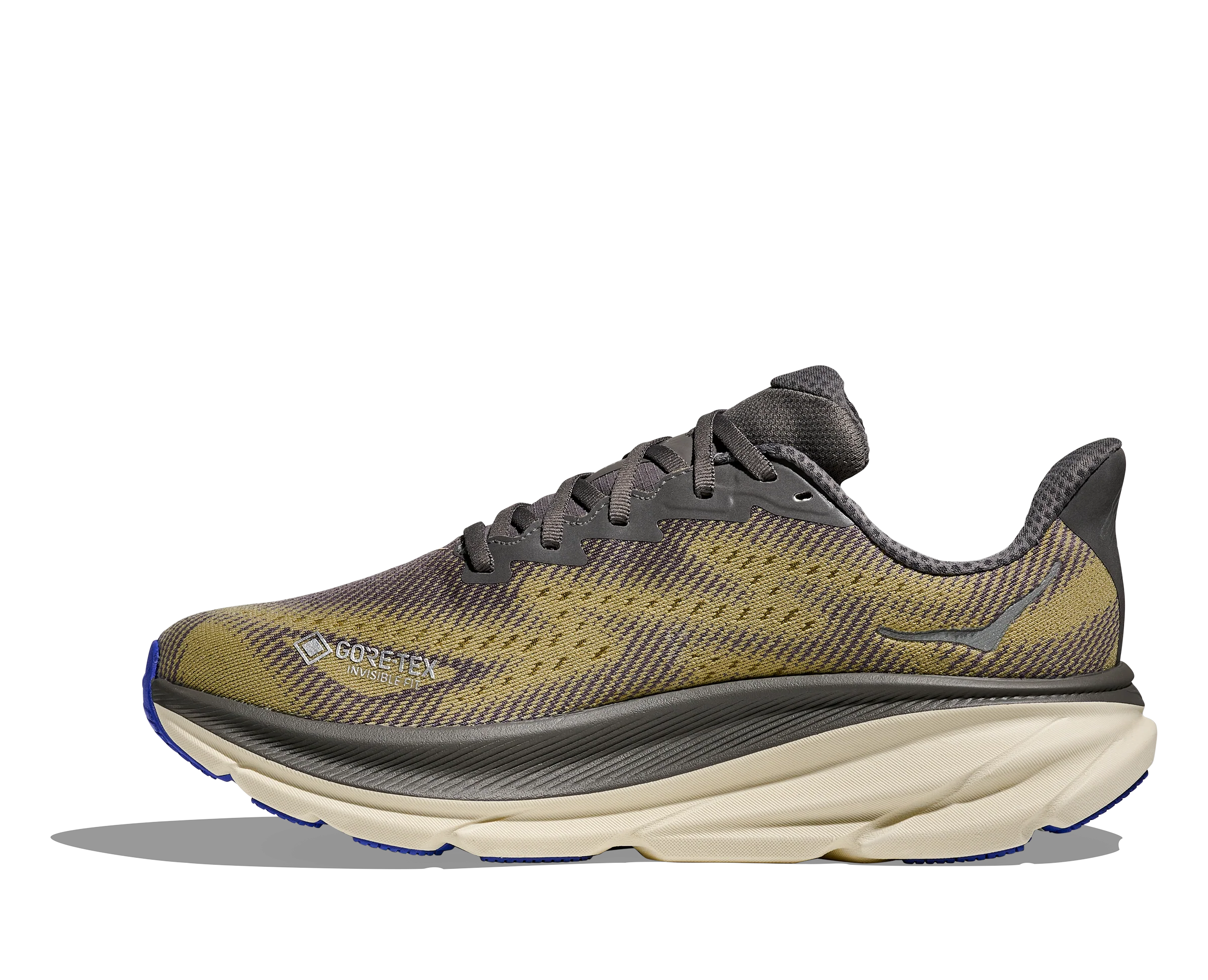 MEN'S HOKA CLIFTON 9 GTX | GRAVEL / EGGSHELL - Image 2