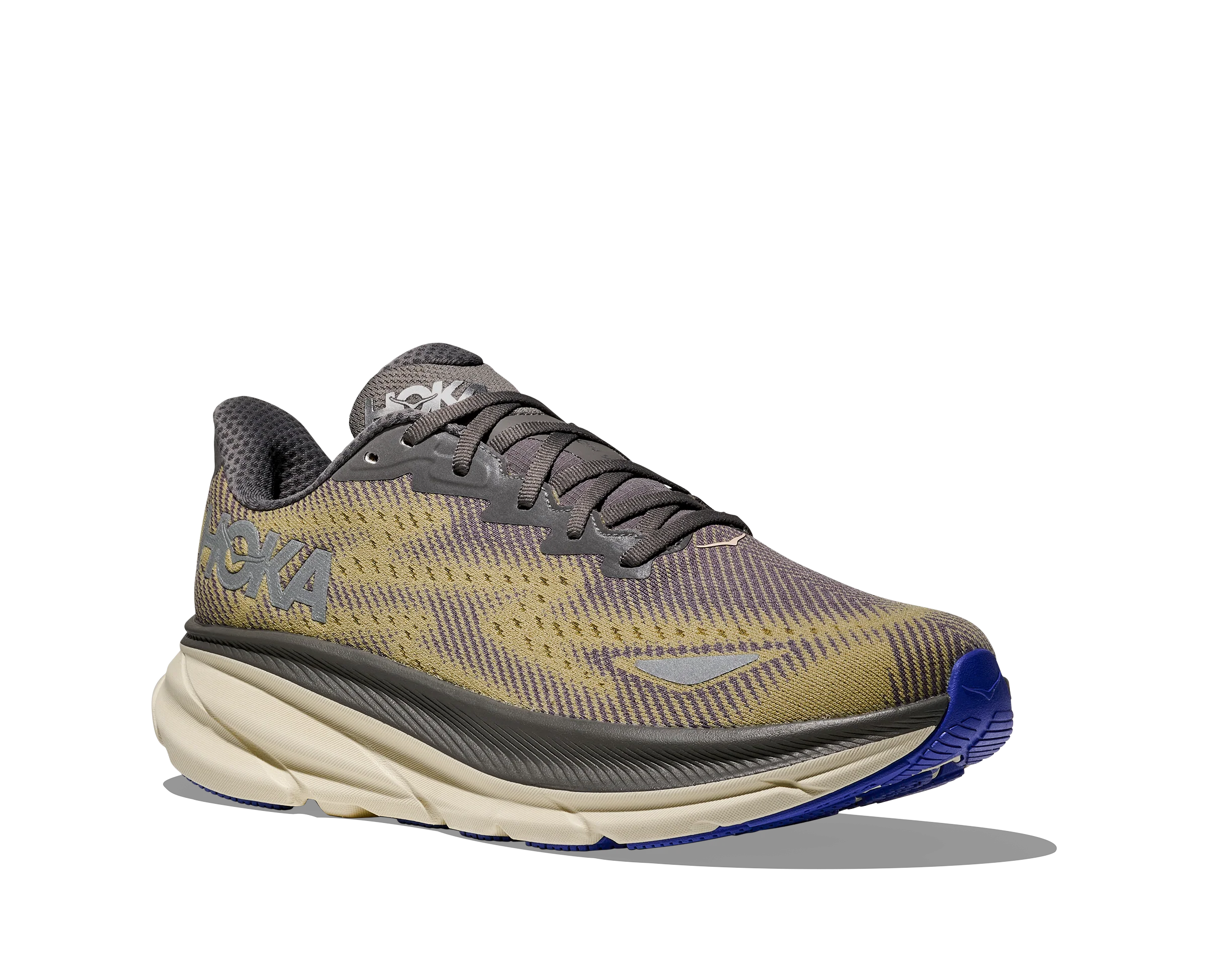 MEN'S HOKA CLIFTON 9 GTX | GRAVEL / EGGSHELL - Image 3